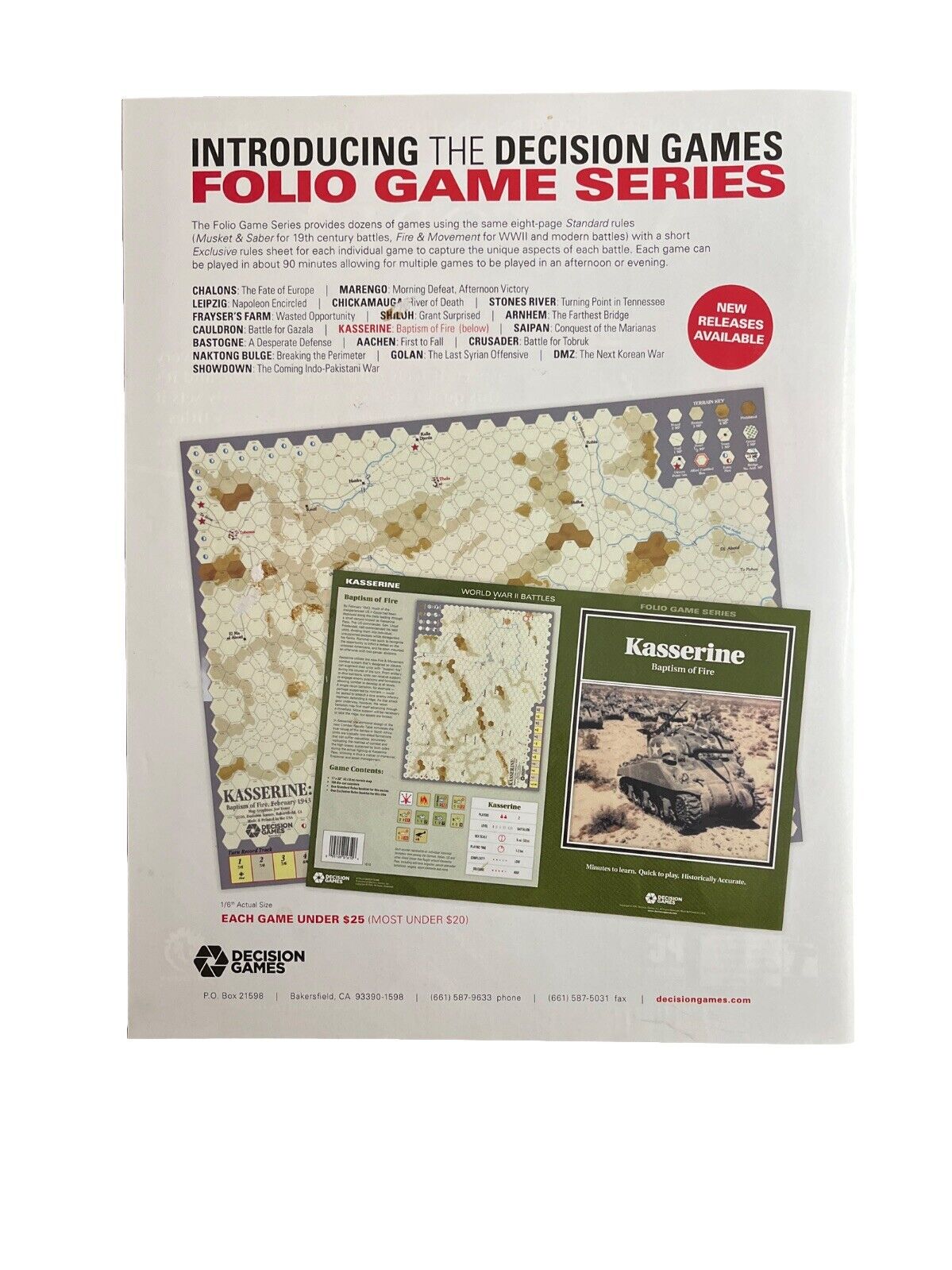 World At War Wargame Magazine #15 With Board Game - Soft Underbelly: Italy 1943