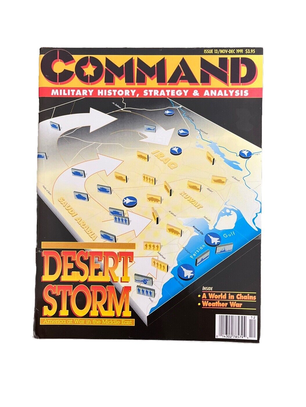 XTR Vintage Collectable Command Wargaming Magazine #13 Nov 1991 - Desert Storm