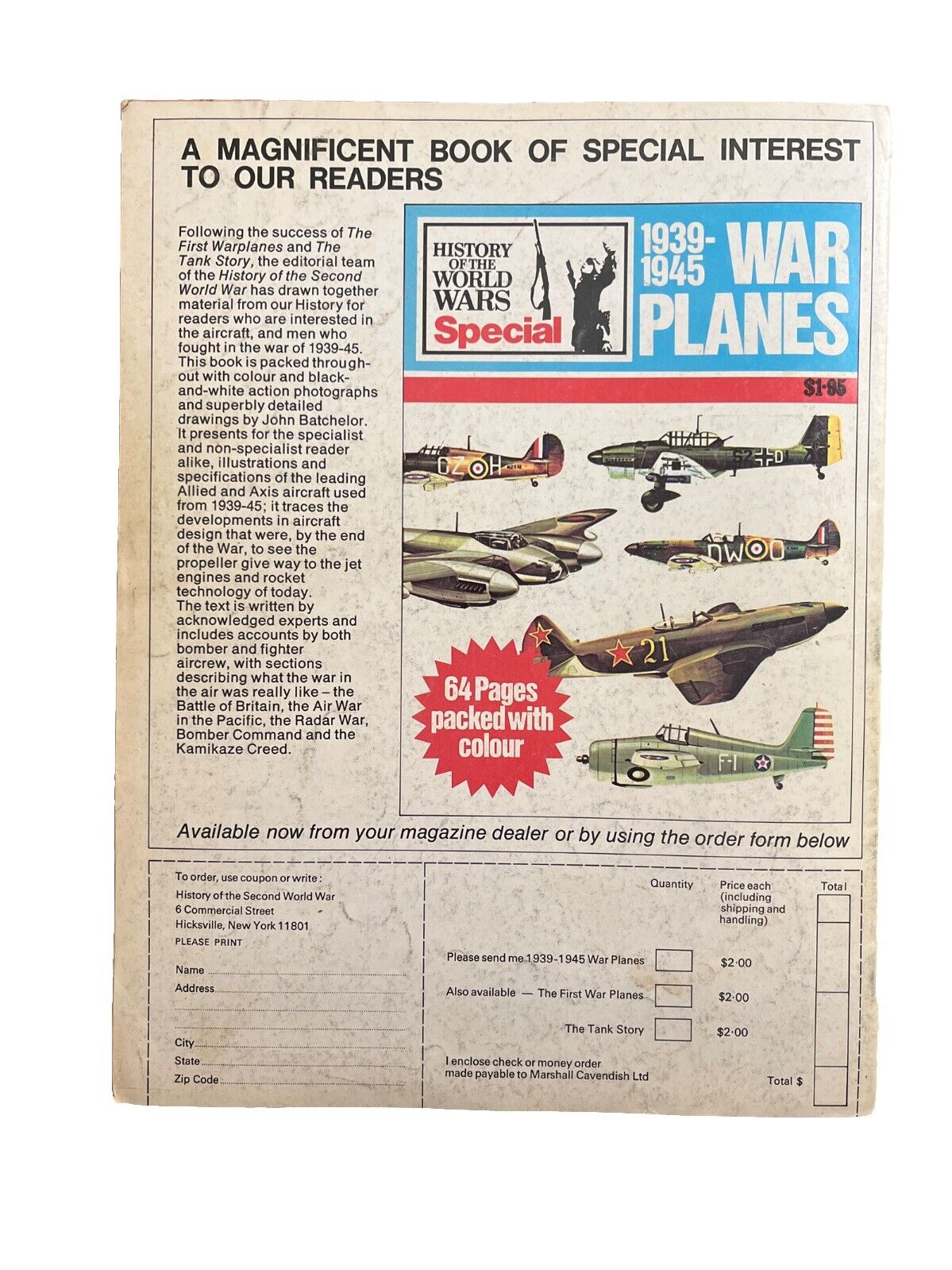 History of the Second World War Part Magazine 9 1973 The Battle of Britain