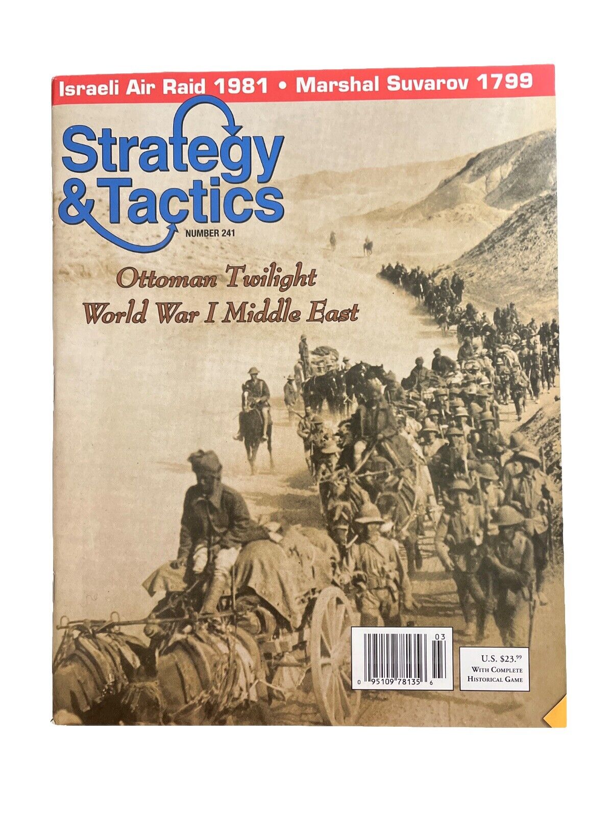 Strategy & Tactics #241 N Board Game - Ottoman Twilight World War I Middle East