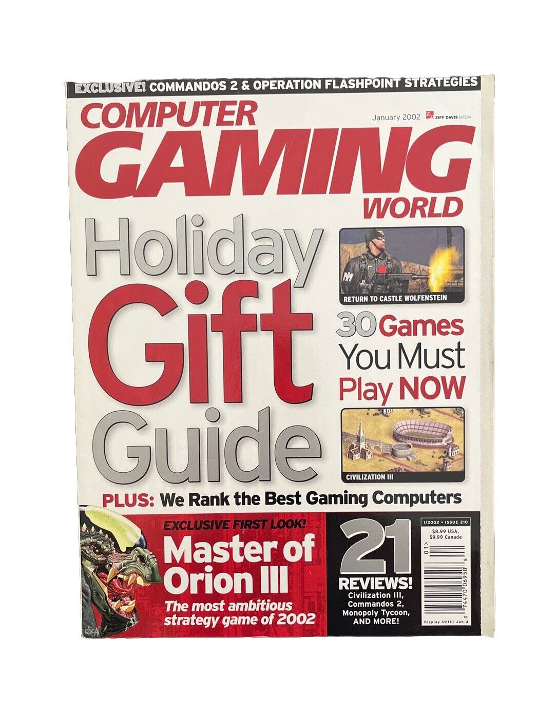 Vintage Computer Gaming World Magazine #210 January 2002 - Holiday Gift Guide