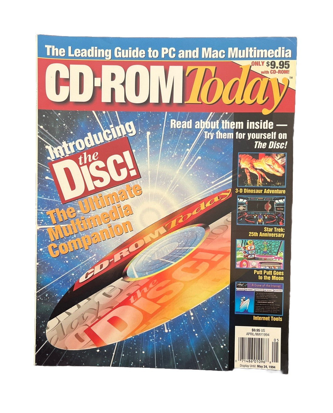 CD-ROM Today PC And Mac Multimedia Magazine Vol.2 No.2 Introducing The Disc!