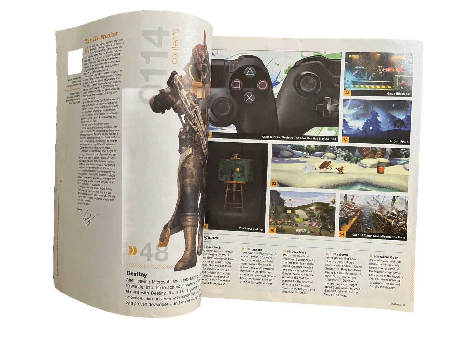Game Informer Collectable Video Game Magazine #249 January 2014 - Destiny