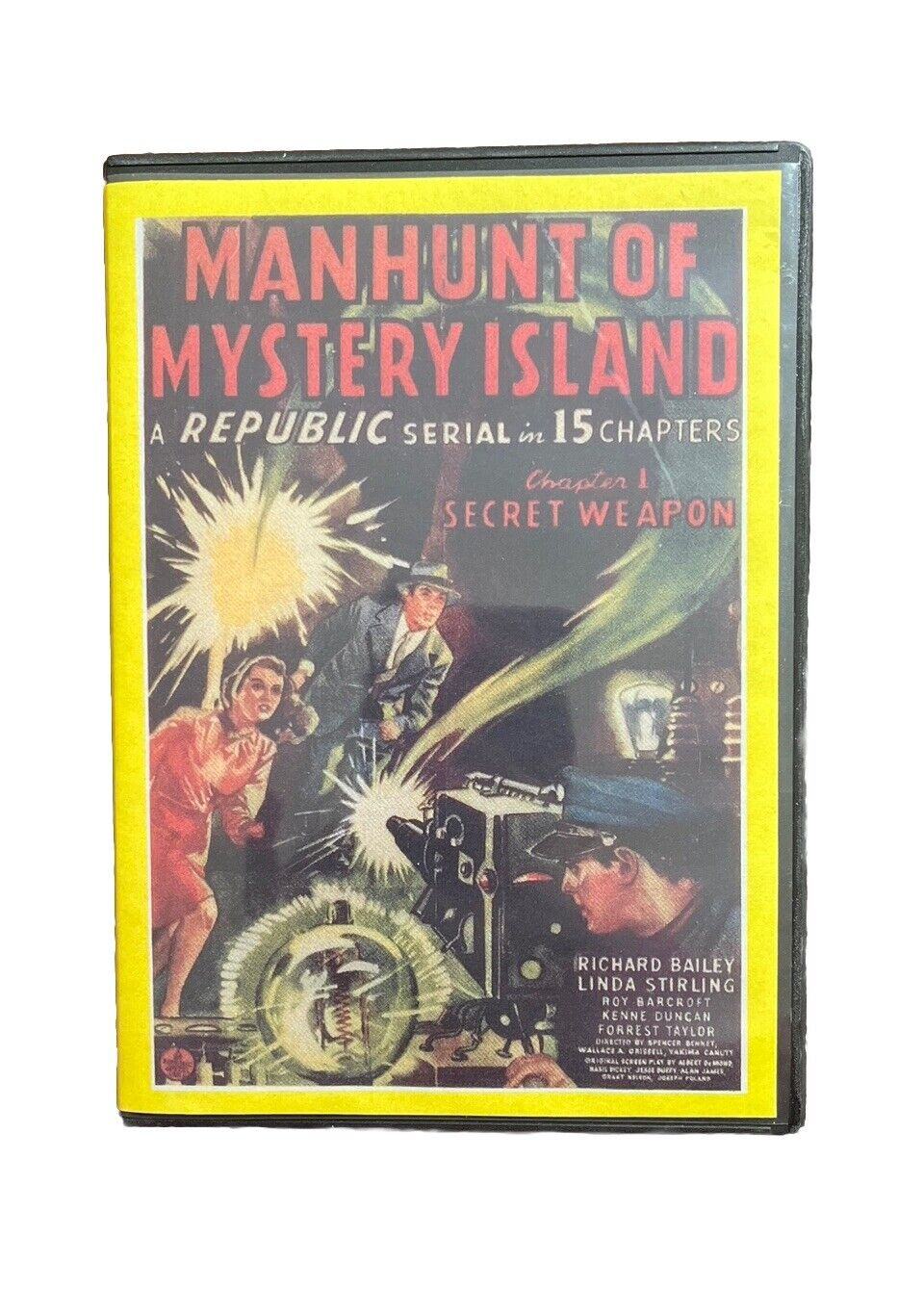 MANHUNT OF MYSTERY ISLAND CLIFFHANGER SERIAL 15 CHAPTERS