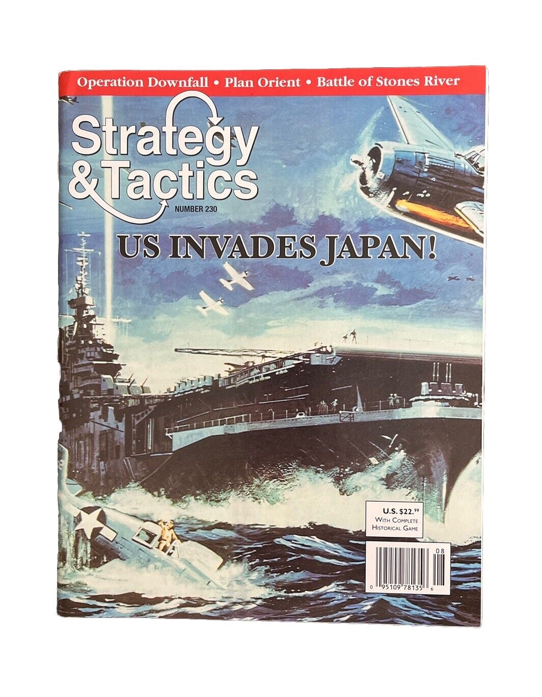 Strategy & Tactics Wargame Magazine #230 And Board Game - US Invades Japan