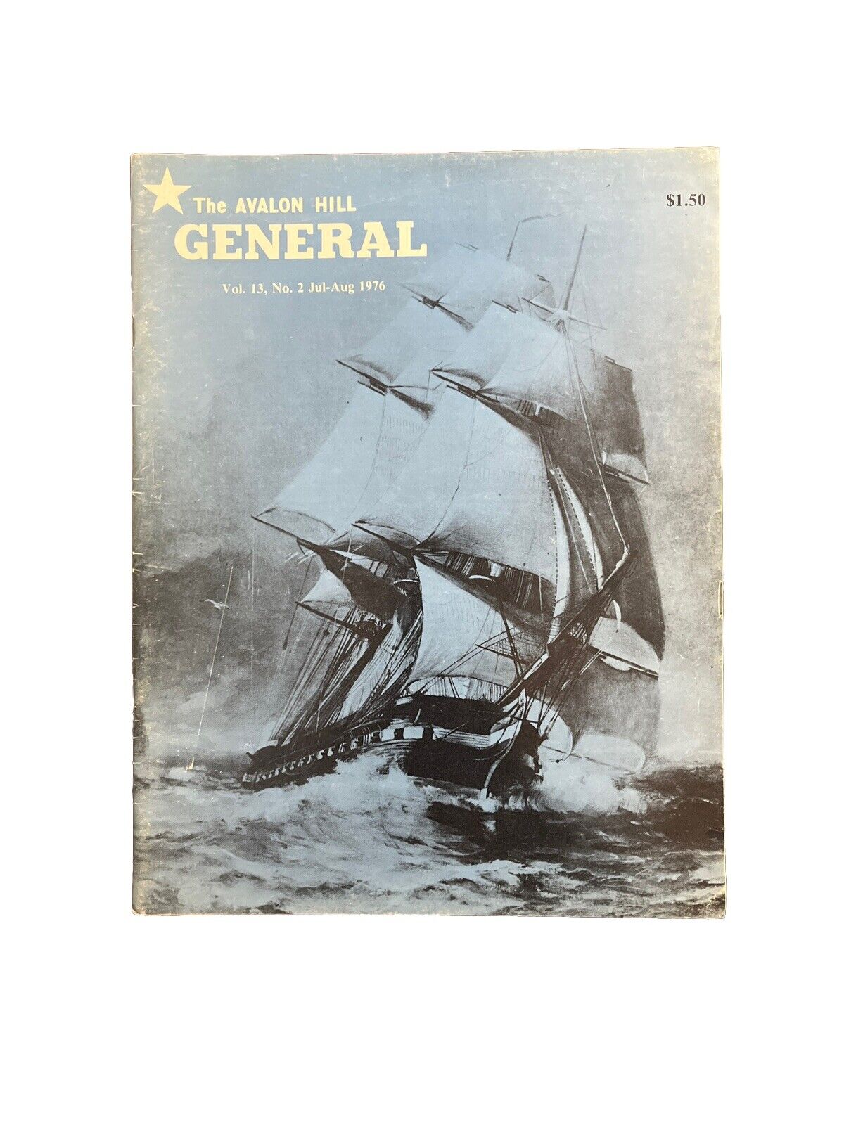 Avalon Hill: The General Collectable Vintage Magazine Vol 13 #2 Fighting Sails