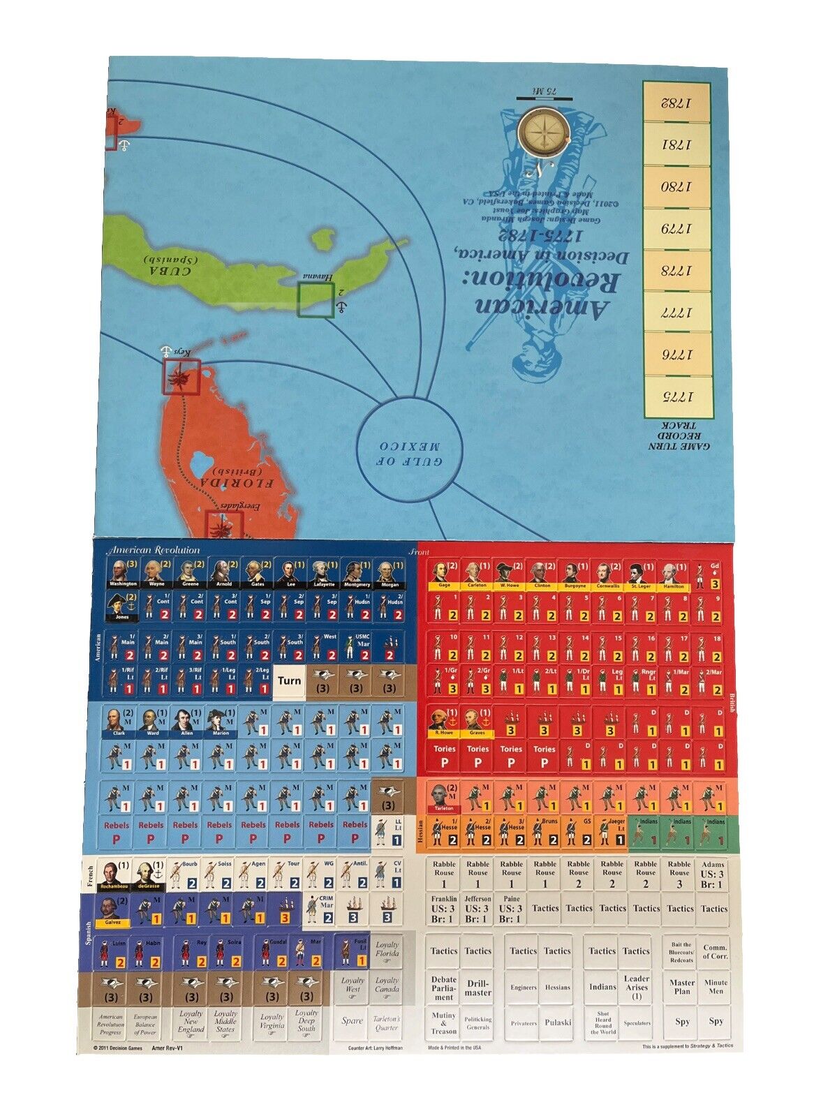 Strategy & Tactics Magazine #270 With History Wargame - The American Revolution