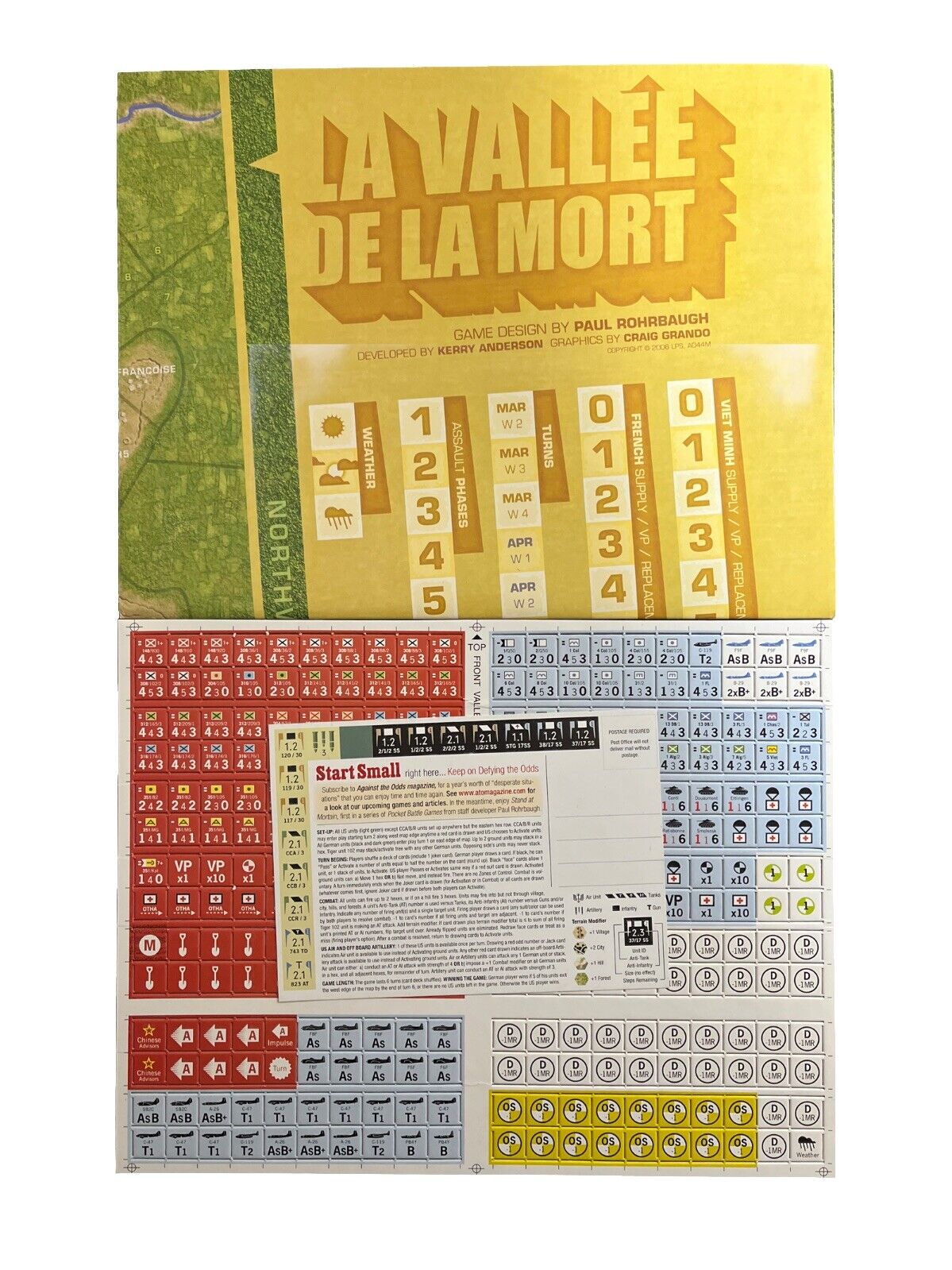 AGAINST THE ODDS Mag #16 With Historical Board Game - La Vallee De La Mort