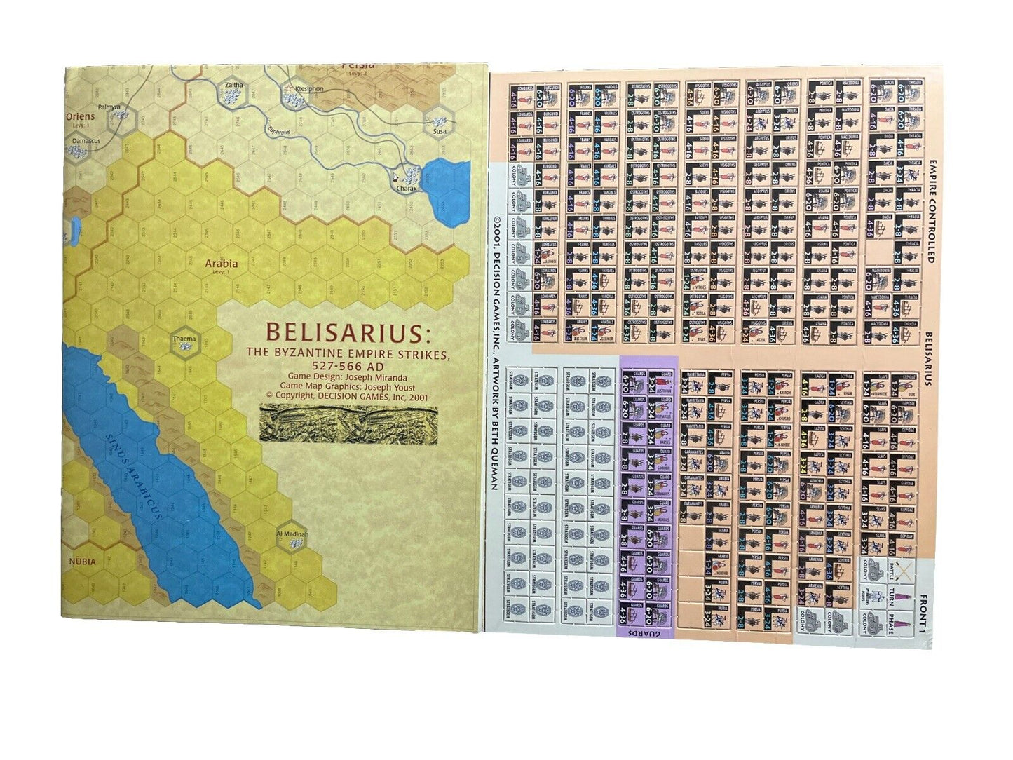 Strategy & Tactics Wargame Magazine #210 Belisarius:The Byzantine Empire Strikes