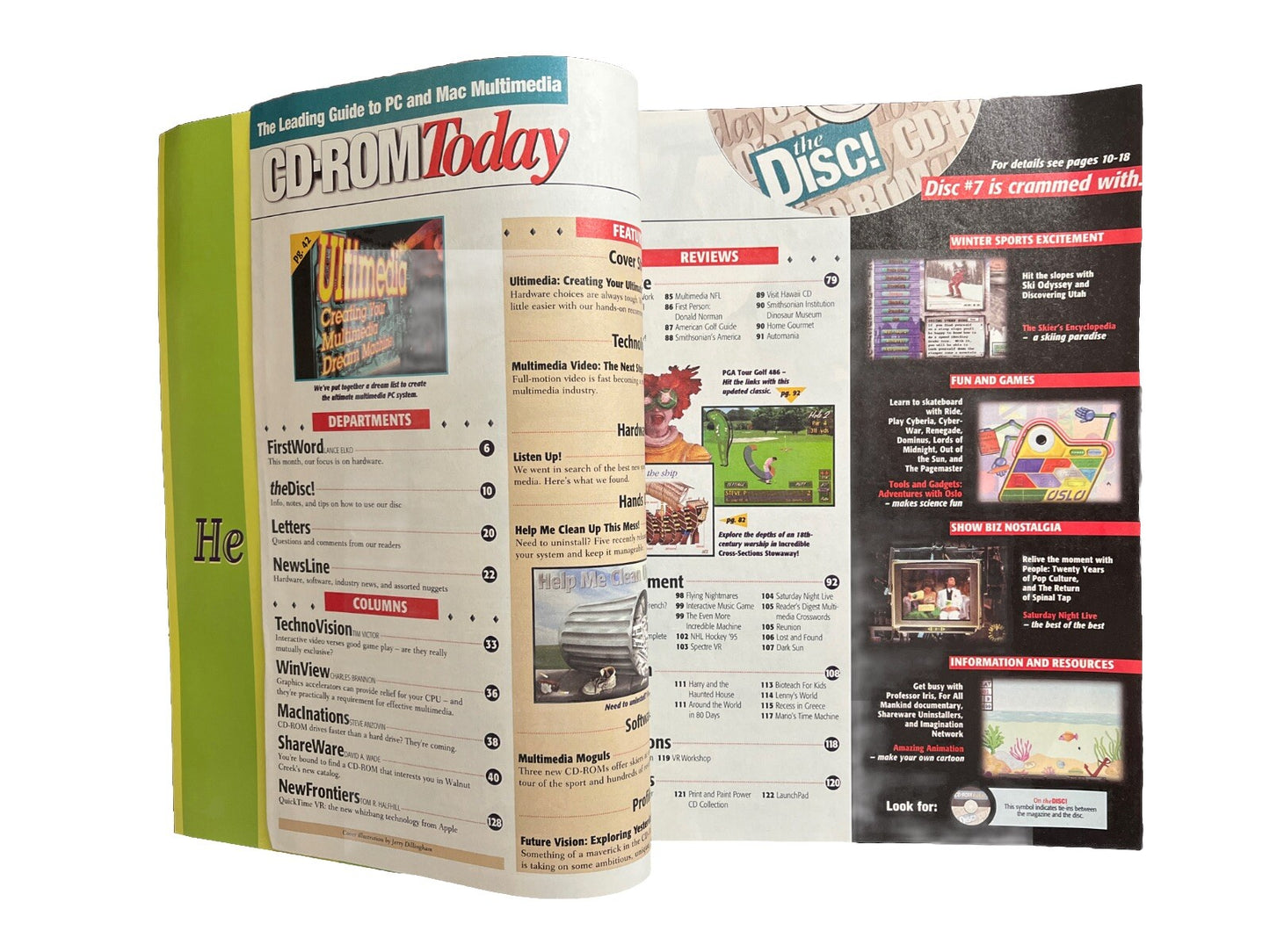 CD-ROM Today Vintage Computer IT Game Magazine Vol.3 No.1 Ultimedia