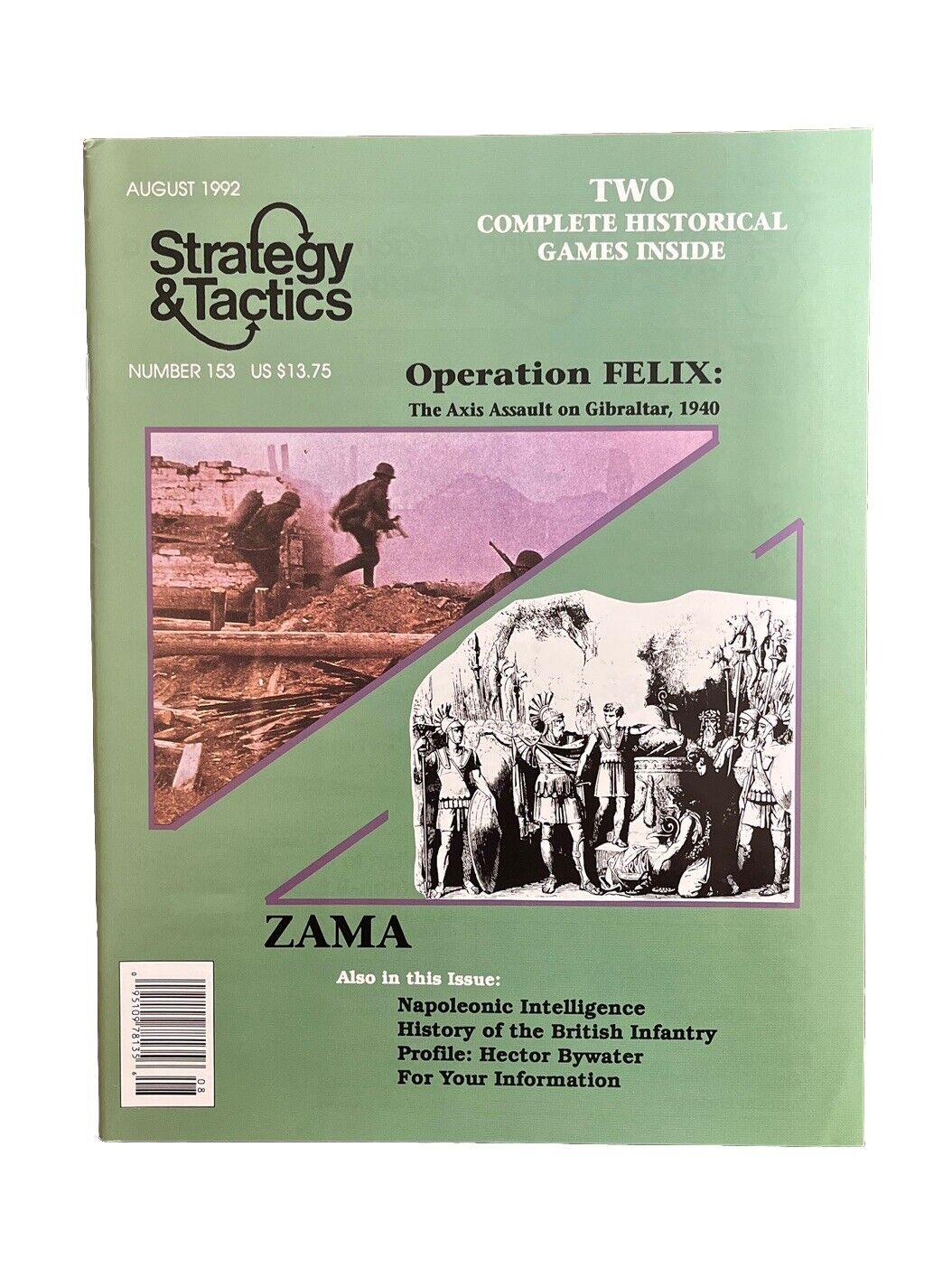 Strategy & Tactics Military History Magazine #153 And Board Game Operation Felix