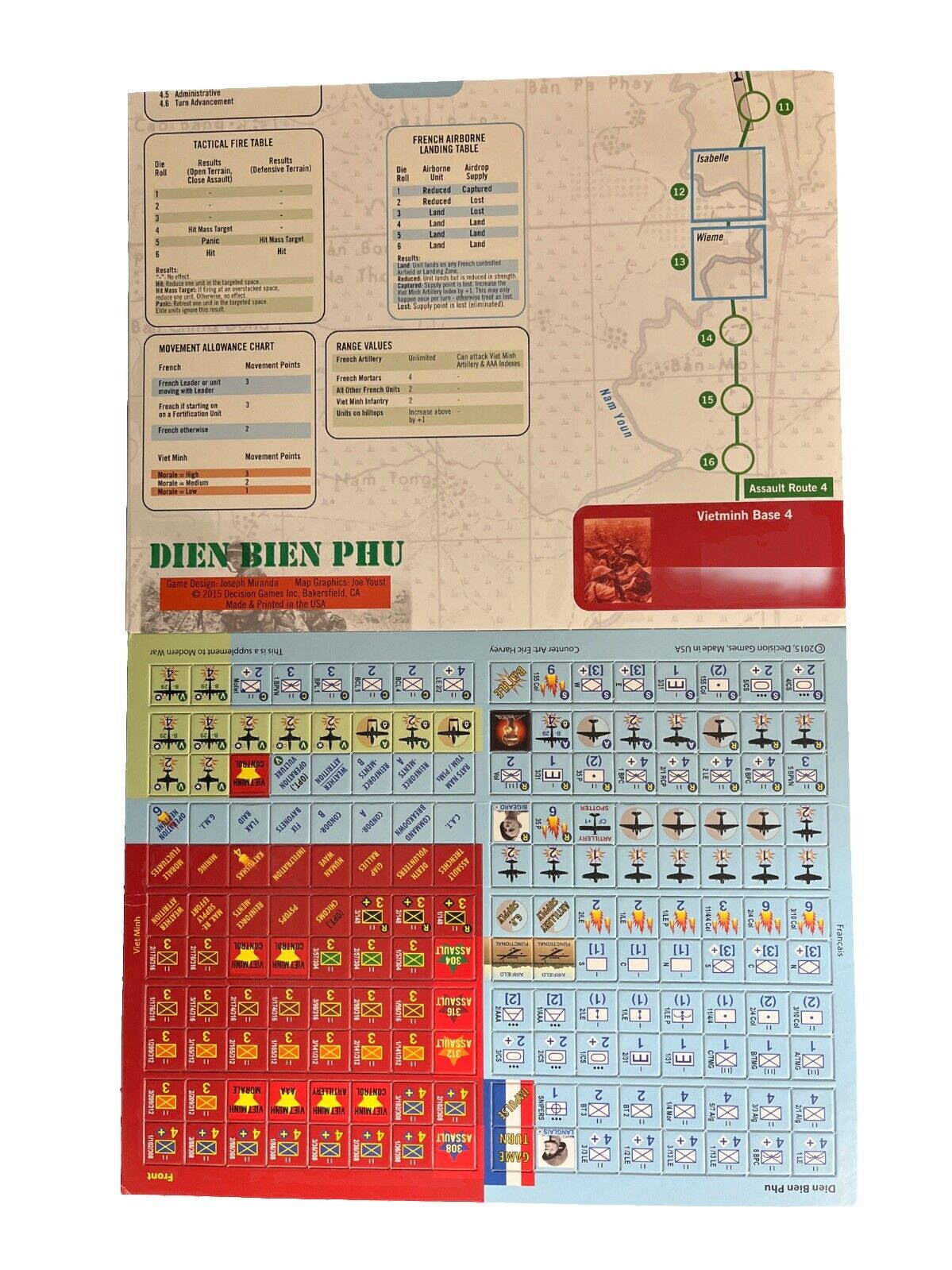 Modern War Military History Magazine #17 With Board Game Battle Of Dien Bien Phu