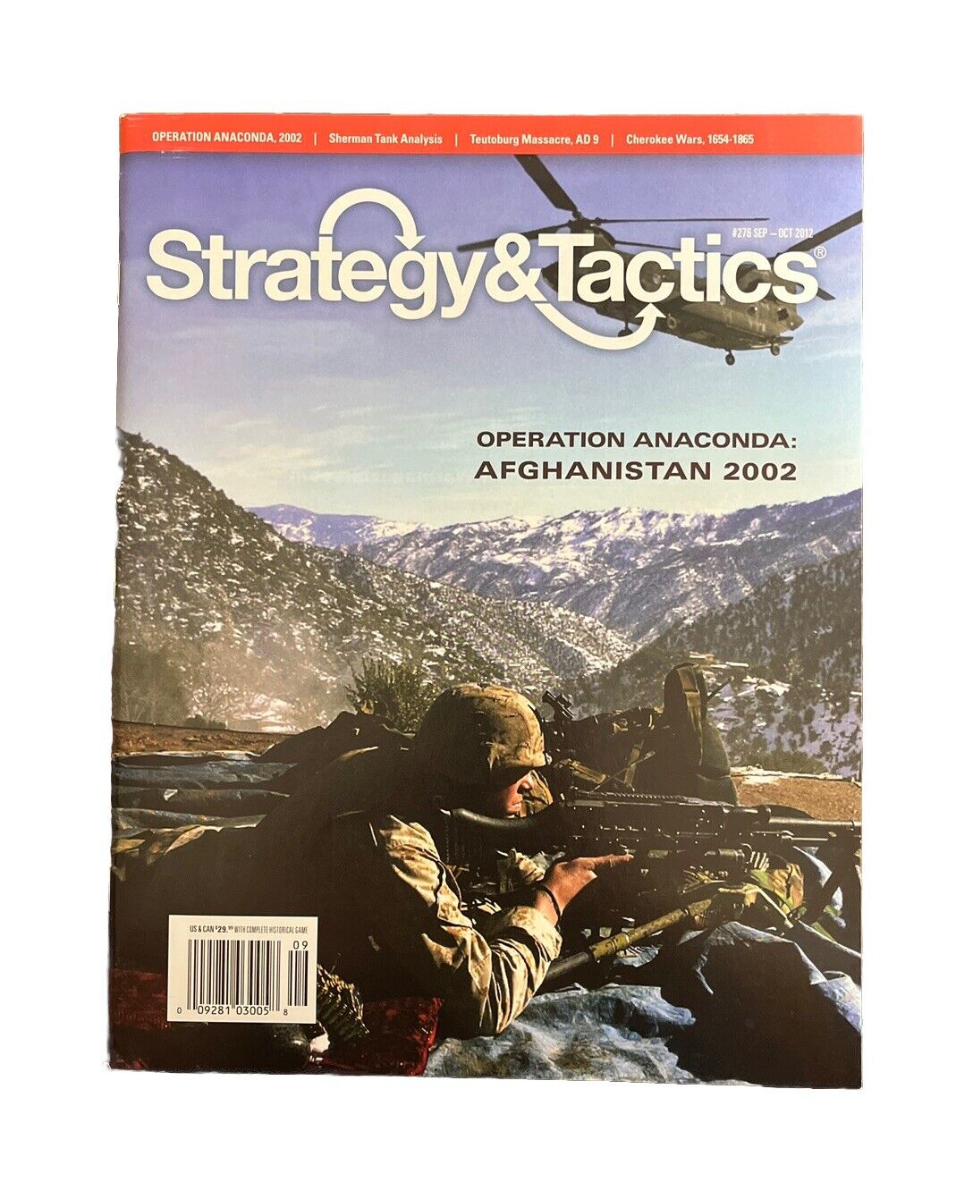 Strategy & Tactics Magazine #276 And WarGame Operation Anaconda:Afghanistan 2002