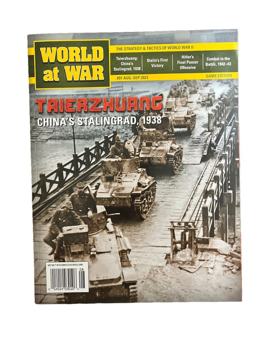 World At War Magazine #91 With History Board Game-Taierzhuang China’s Stalingrad