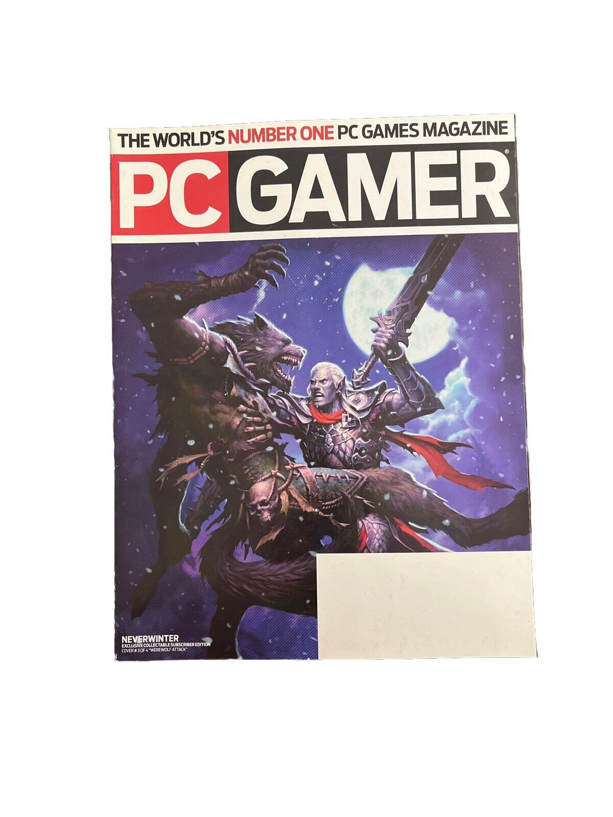 PC GAMER #236 FEBRUARY 2013 video game Computer Game magazine - NEVERWINTER