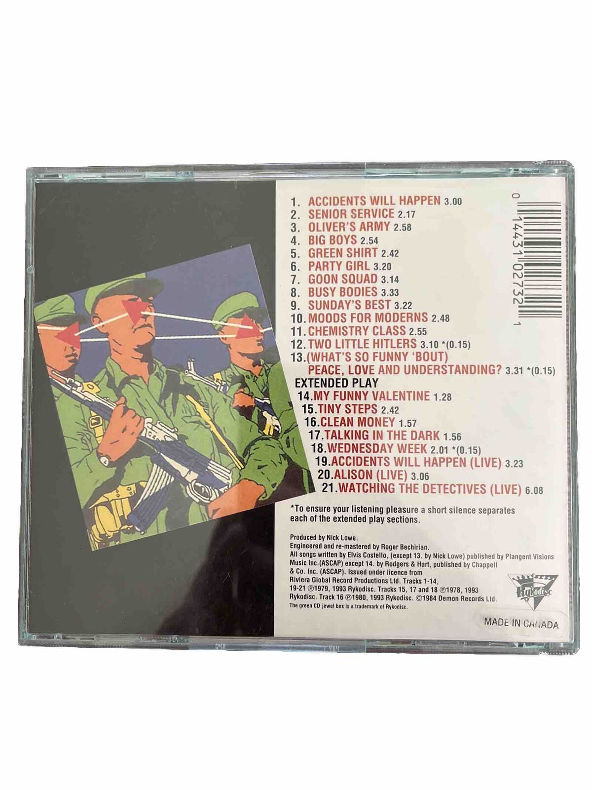 Costello, Elvis : Armed Forces CD