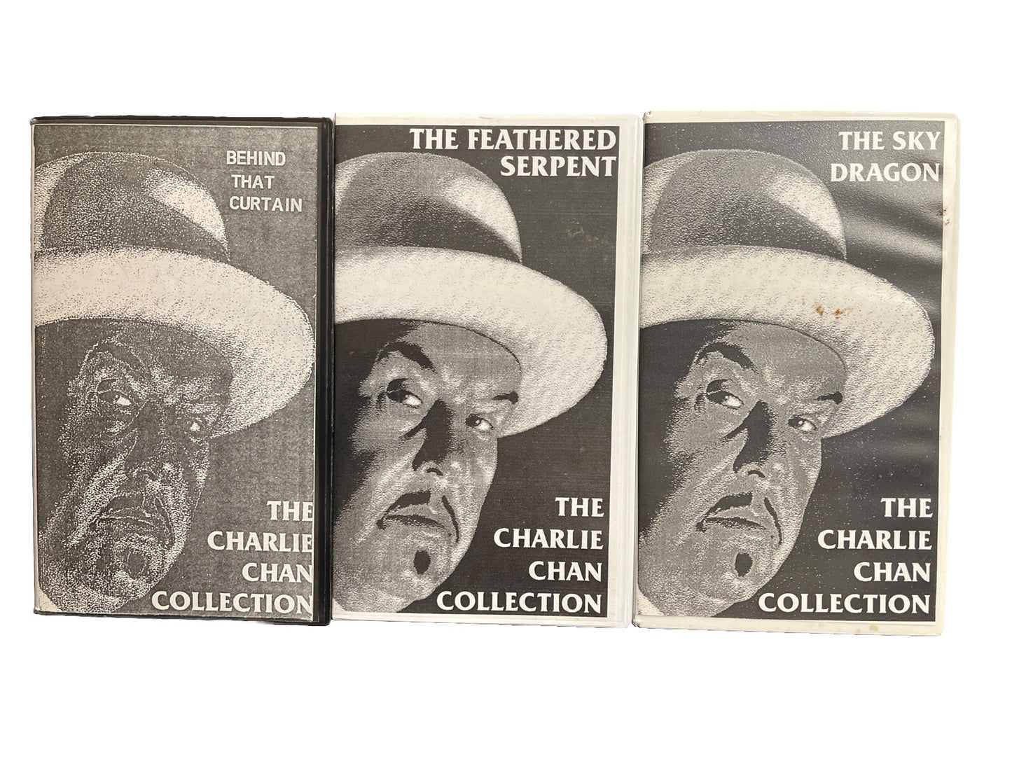 Classic Mystery Charlie Chan VHS Movie Lots The Sky Dragon The Feathered Serpent