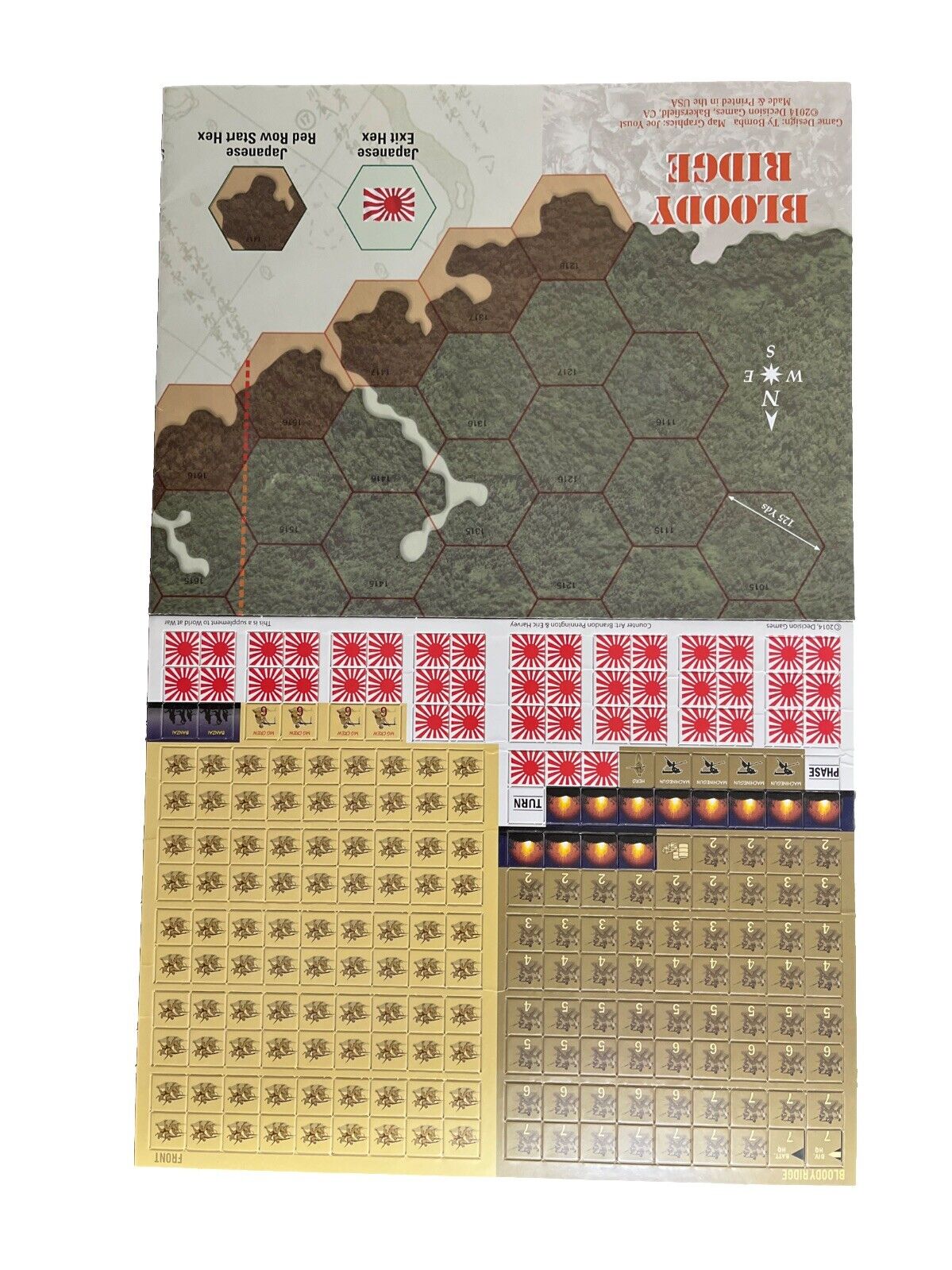 World At War Magazine #37 And Military History Board Game - Bloody Ridge