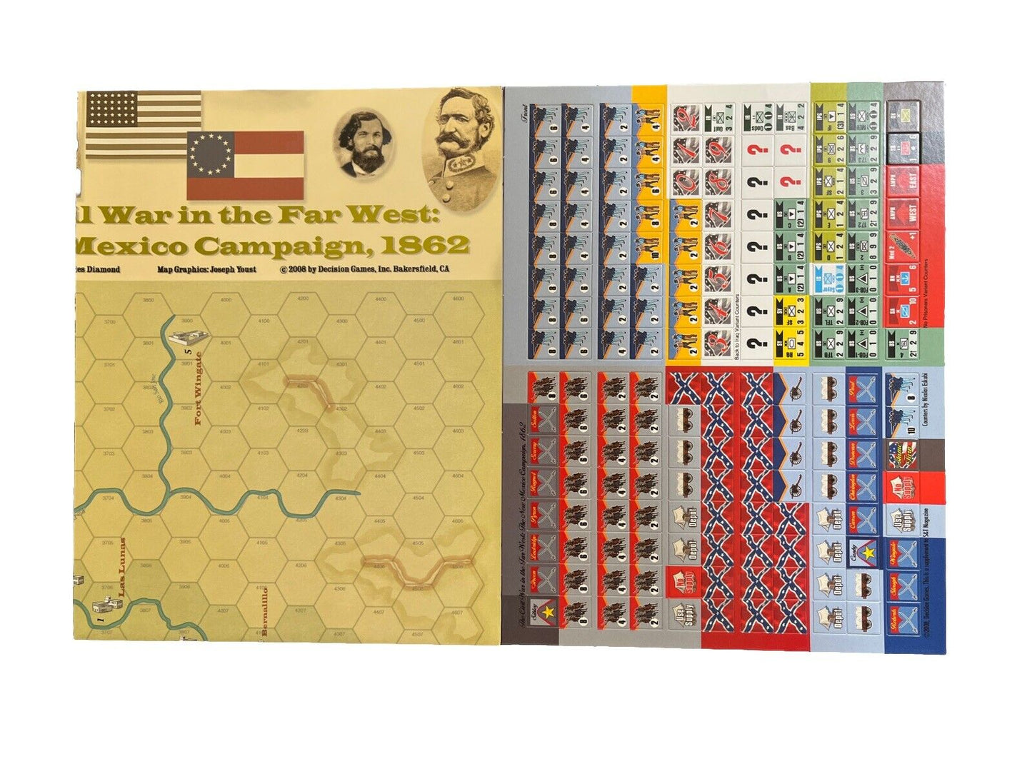 Strategy & Tactics Magazine #252 With Board Game - The New Mexico Campaign 1862