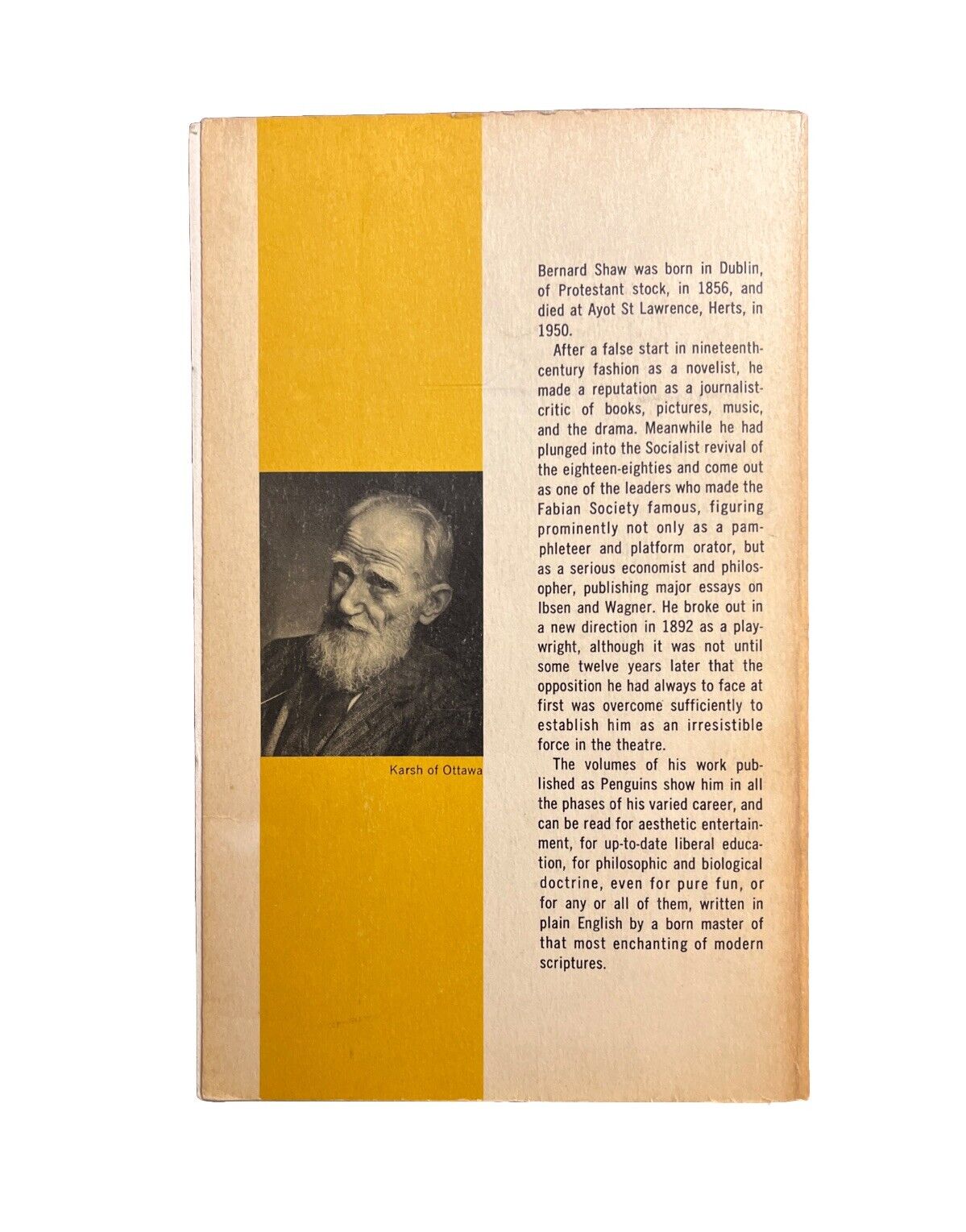 Arms And The Man by Bernard Shaw Penguin Books Vintage Collectable Antique Book