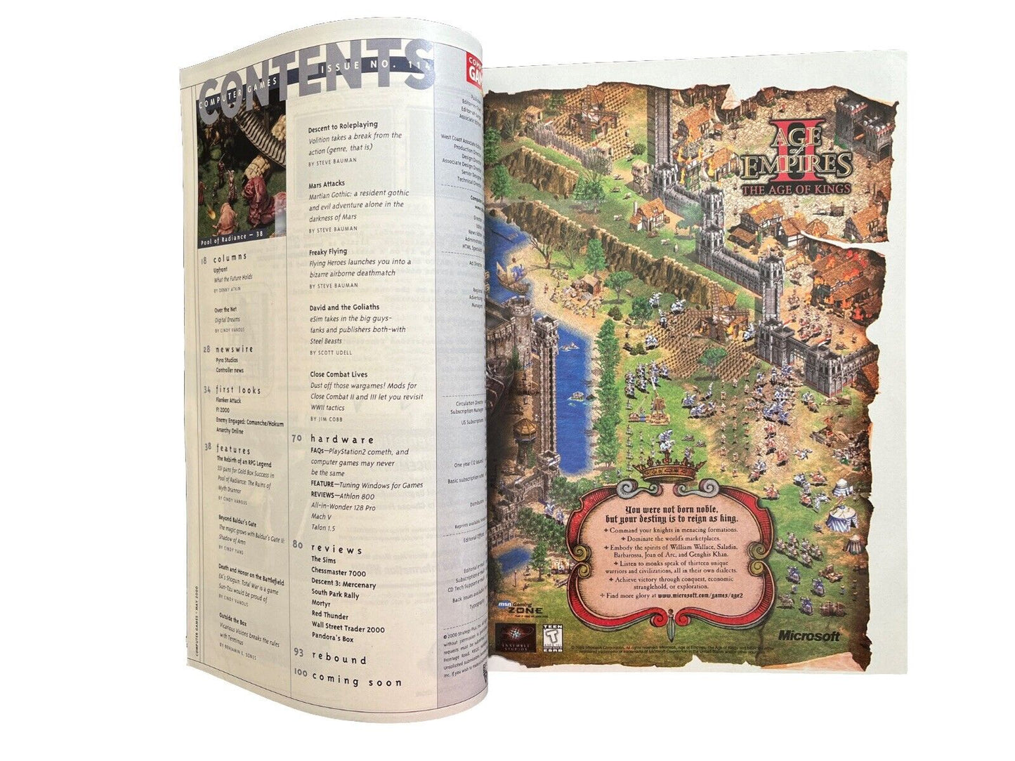 Computer Games Strategy Magazine #114 May 2000 Pool Of Radiance