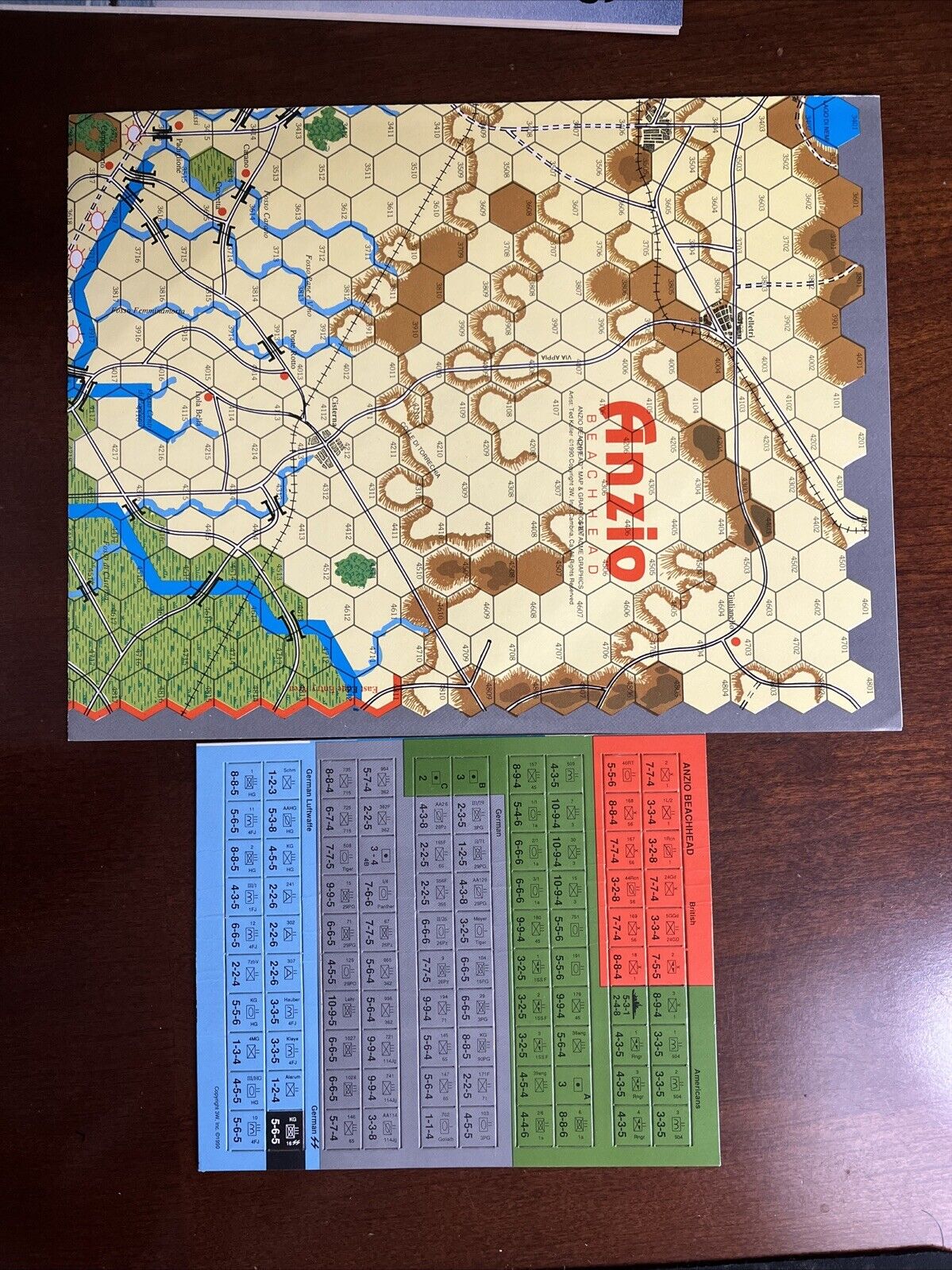 Strategy & Tactics Historical Combat Wargame Magazine #134 1990 Anzio Beachhead