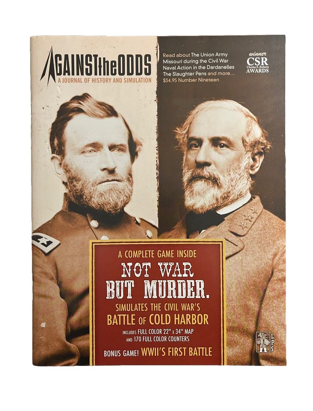 Against the Odds Magazine #19 With Historical Tabletop Game - Not War But Murder