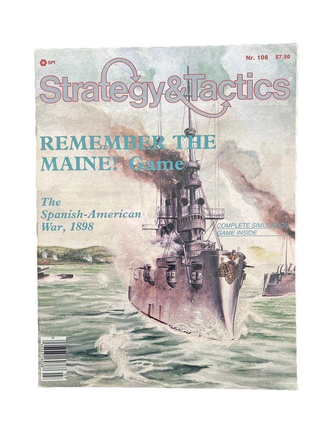 Strategy & Tactics Historical Wargame Magazine #108 1986 Remember the Maine