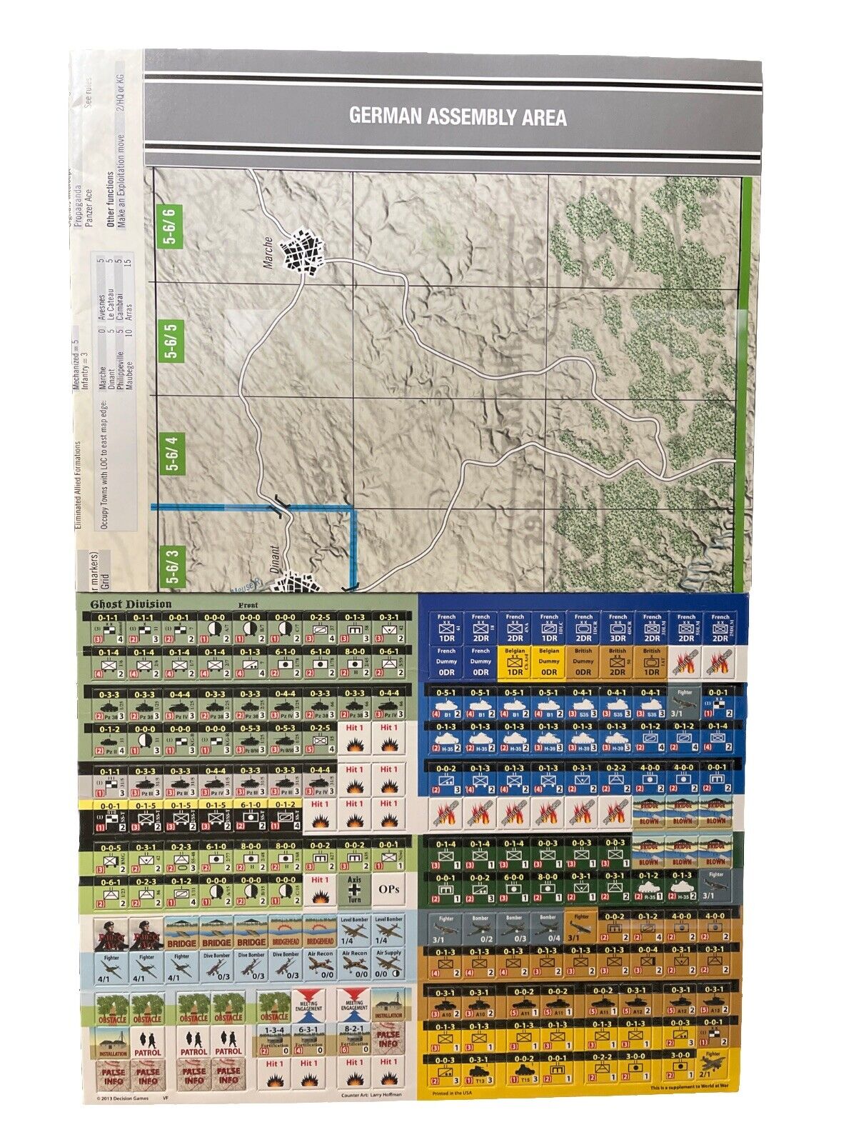 World At War Magazine #38 With History Board Game - Rommel’s Ghost Division