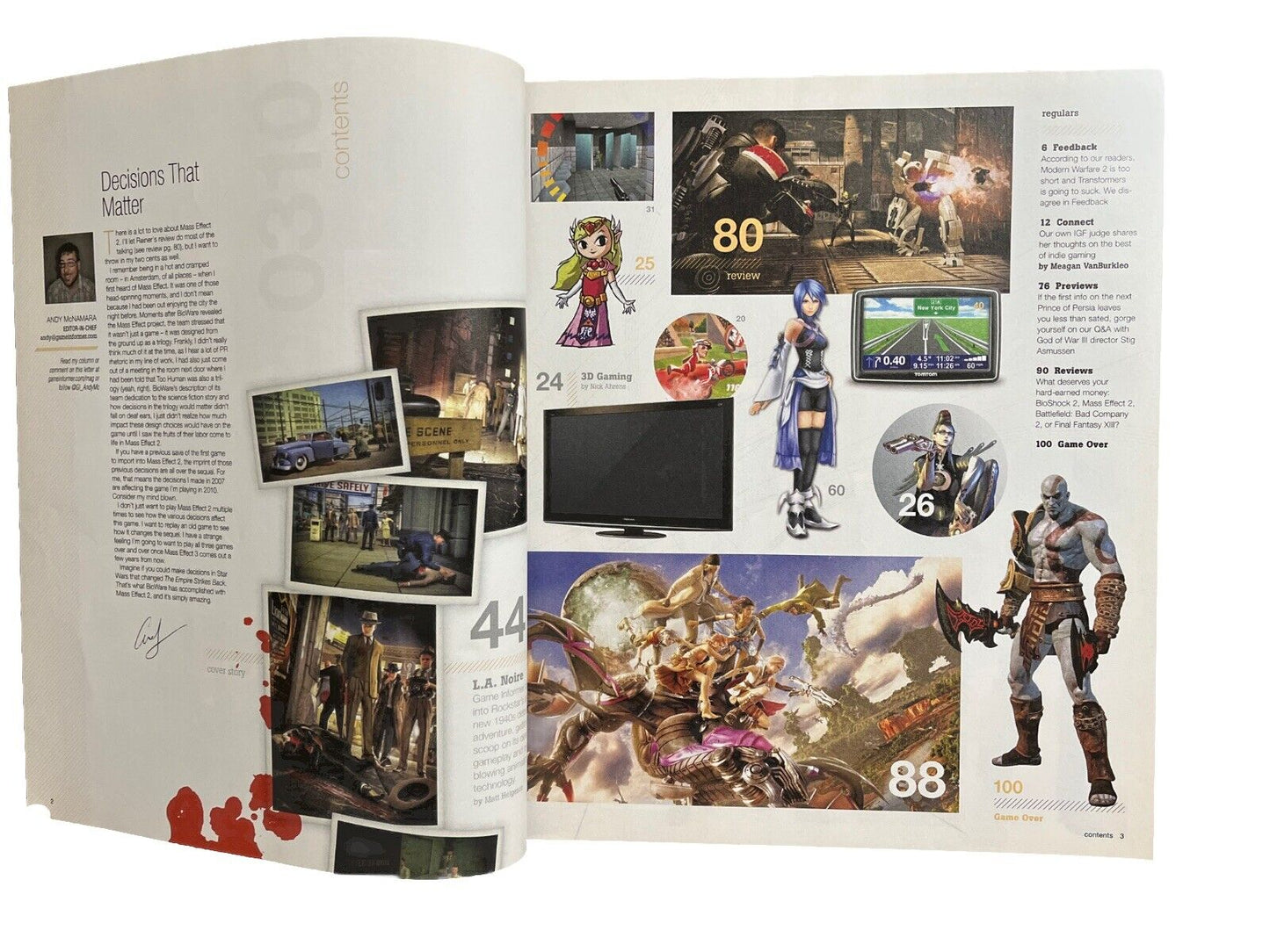 Game Informer Collectable Video Game Magazine #203 March 2010 L.A. Noire Cover