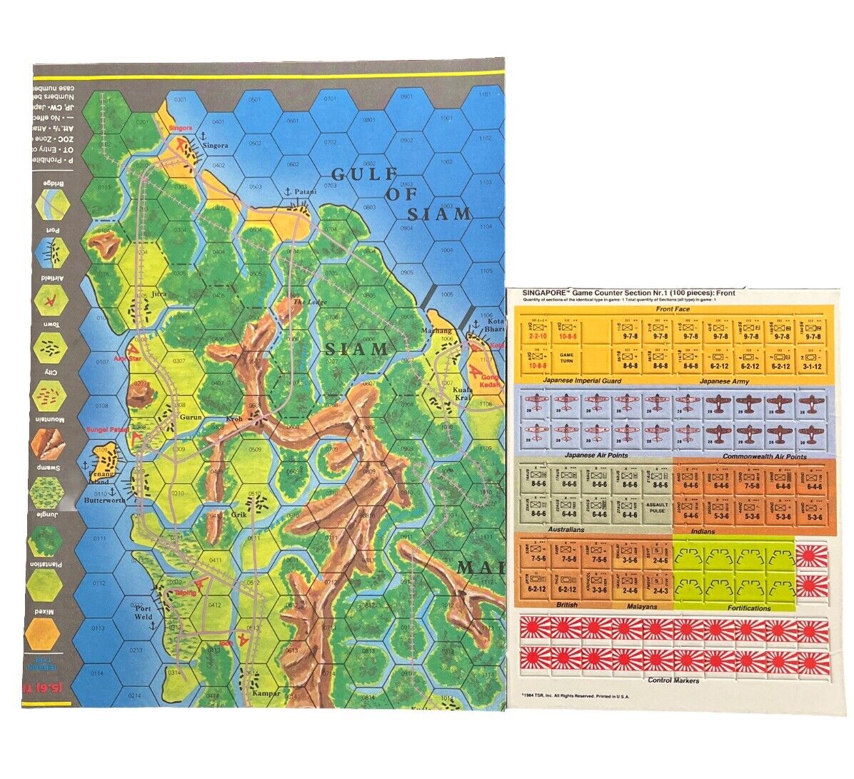 Vintage Strategy & Tactics Historical Wargame Magazine #96 1984 Singapore