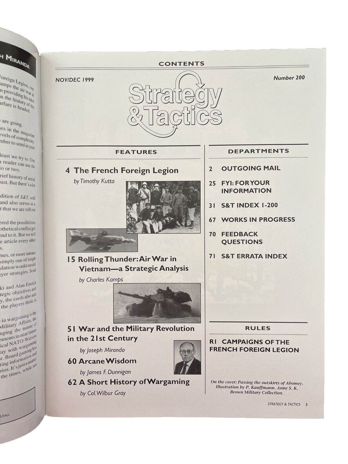 Strategy & Tactics Wargame Magazine #200 Campaigns Of The French Foreign Legion