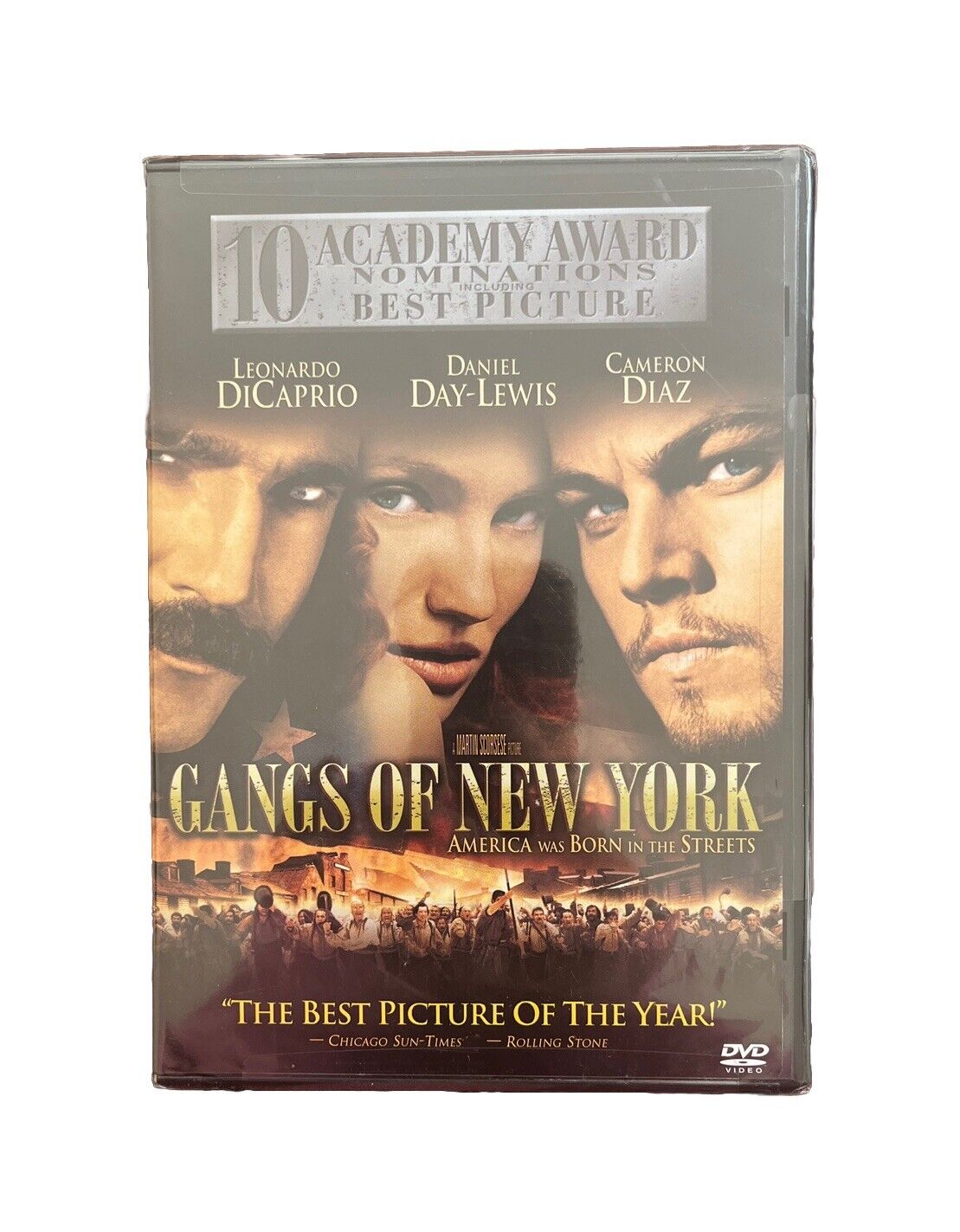 Gangs of New York DVD 2003 Widescreen Leonardo DiCaprio Day-Lewis Diaz Sealed