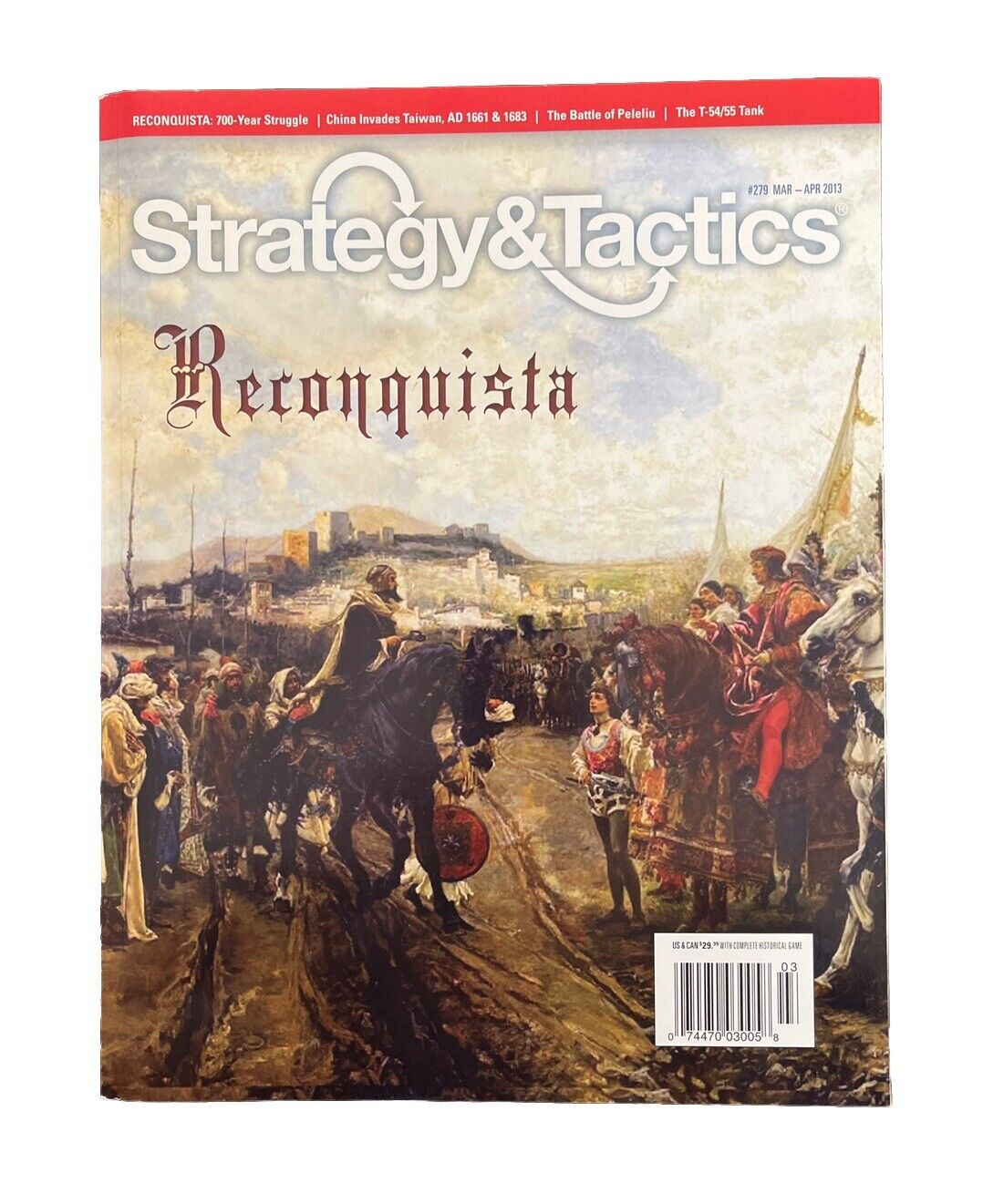 Strategy & Tactics Wargame Magazine #279 With History Board Game - Reconquista