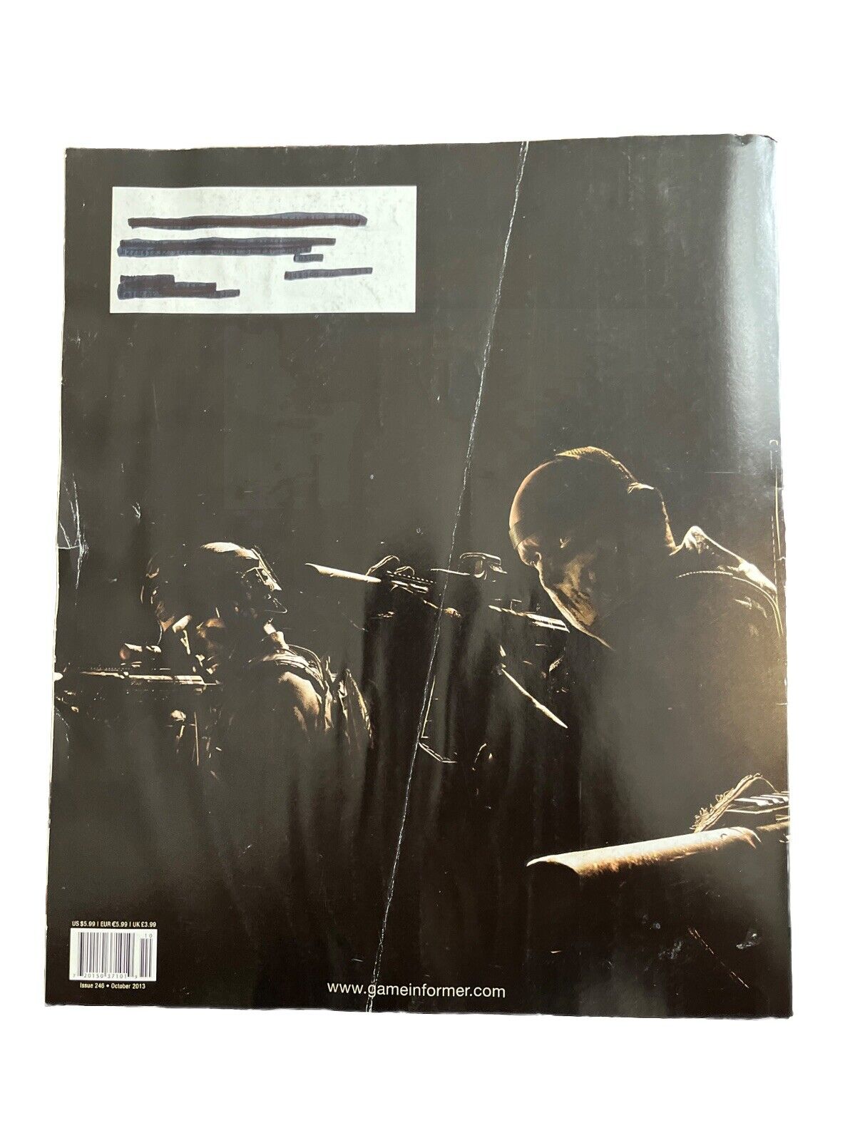 October 2013 Game Informer #246 Vintage Video Game Magazine Call Of Duty: Ghosts