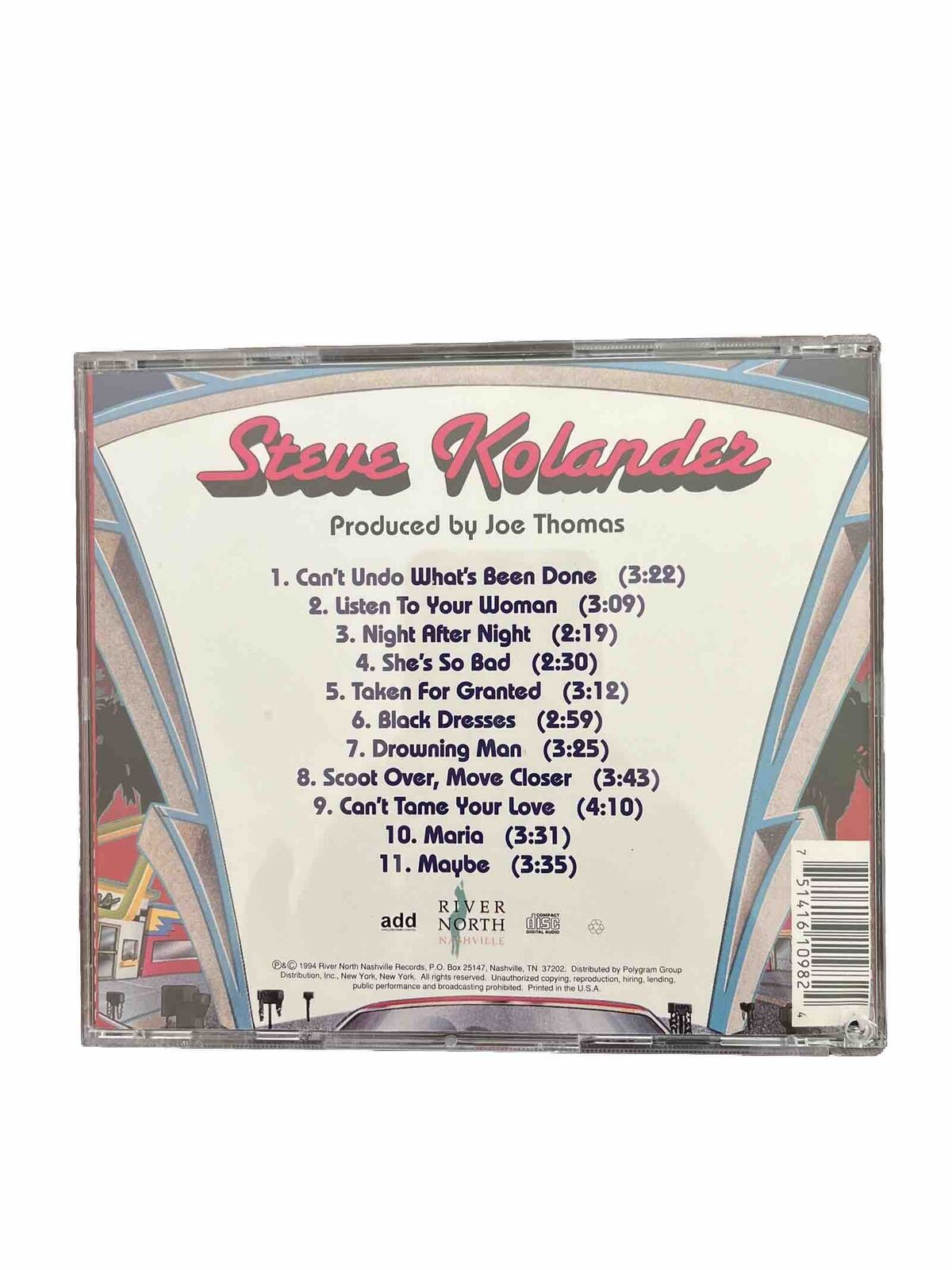 Steve Kolander by Steve Kolander (CD, Aug-1994, River North)