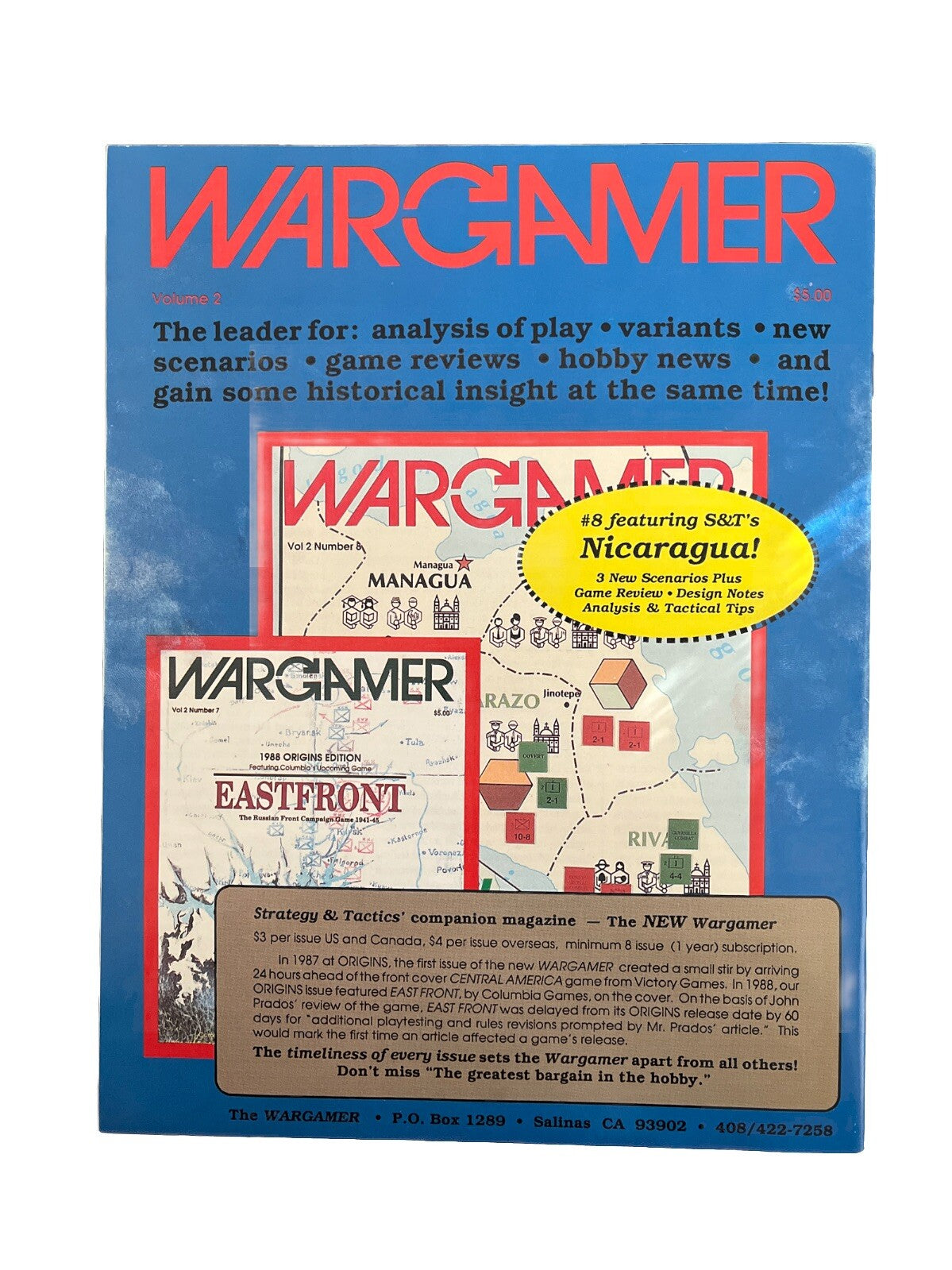 Strategy & Tactics History Wargame Magazine #122 Pegasus Bridge June 6, 1944