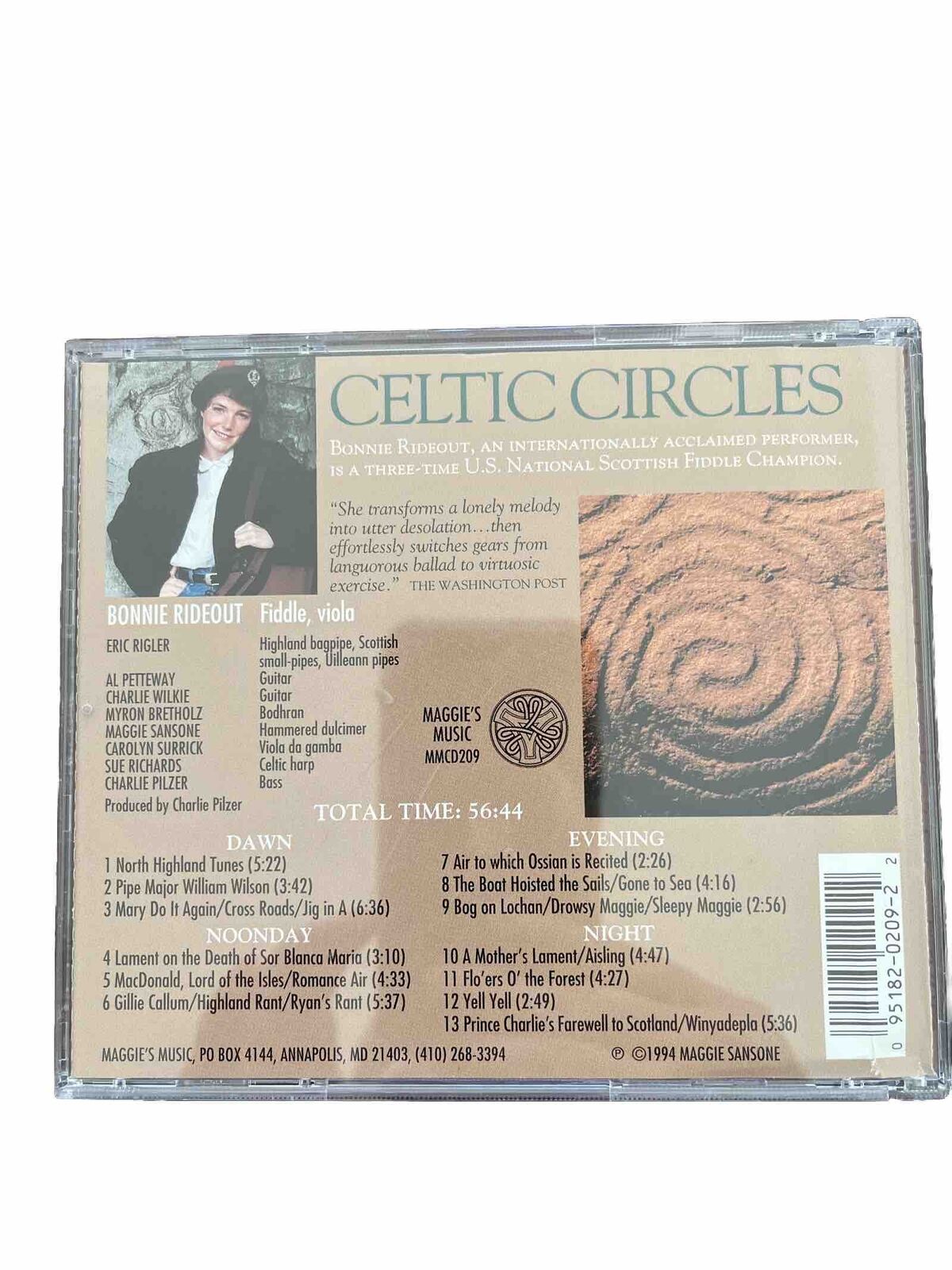 Celtic Circles - Audio CD By Bonnie Rideout