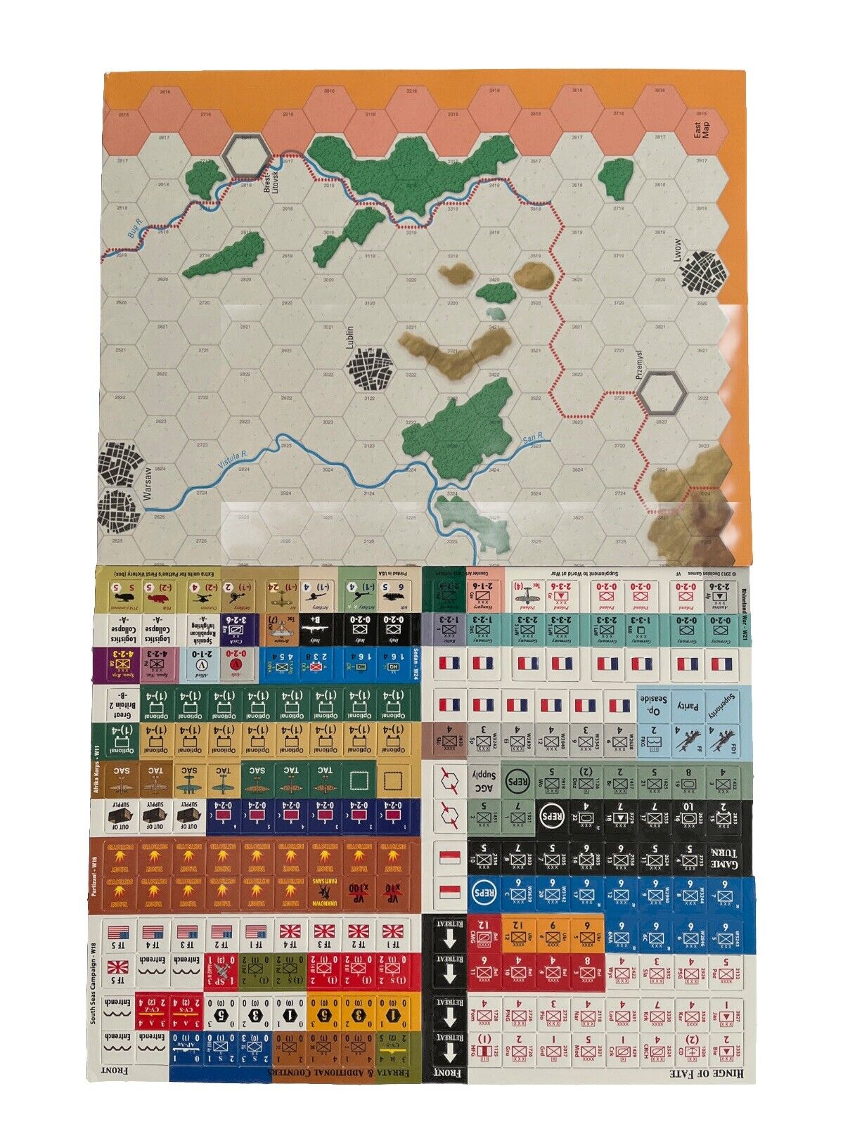 World At War Magazine #30 With Military History Board Game - Hinge Of Fate