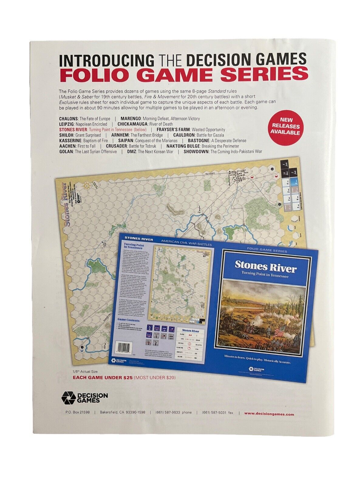 Strategy & Tactics Wargame Magazine #264 And Board Game - The Battle Of Shiloh