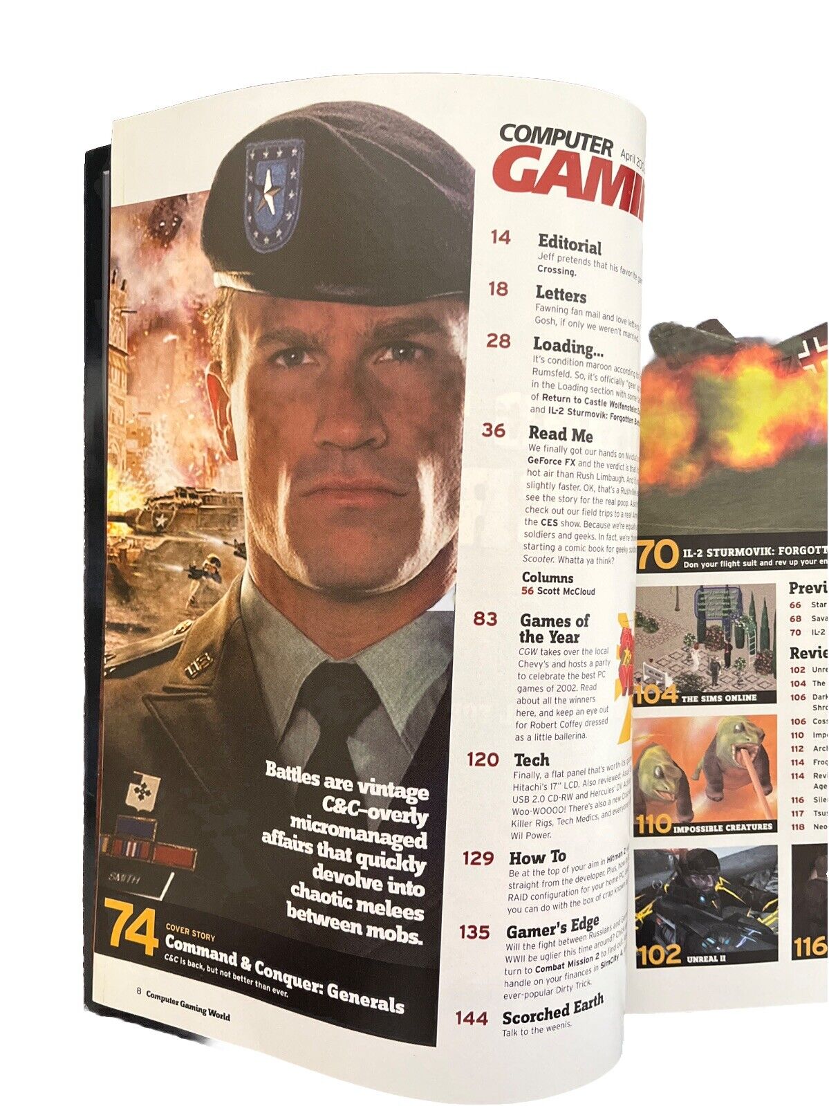 Classic Vintage Computer Gaming World Magazine #225 Command & Conquer Generals