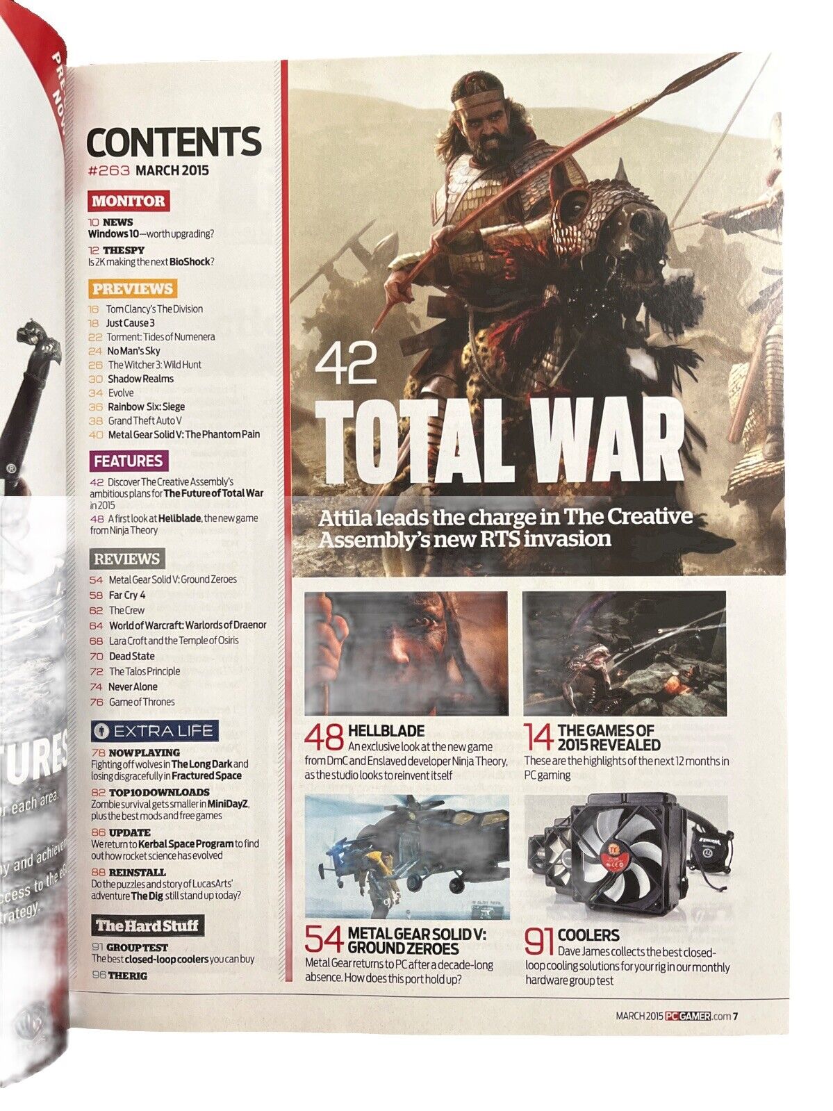 pc gamer march 2015 #263 Video Game Magazine The Games Of 2015 GTA V Evolve