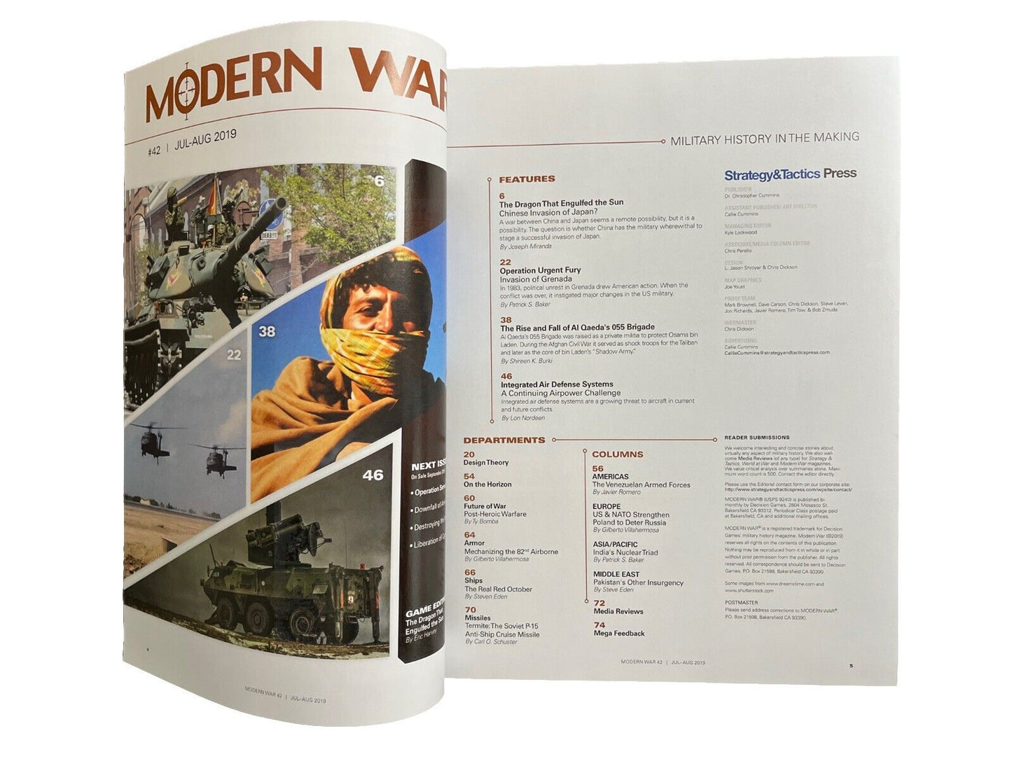 Modern War Magazine #42 With Historical Game - The Dragon That Engulfed the Sun