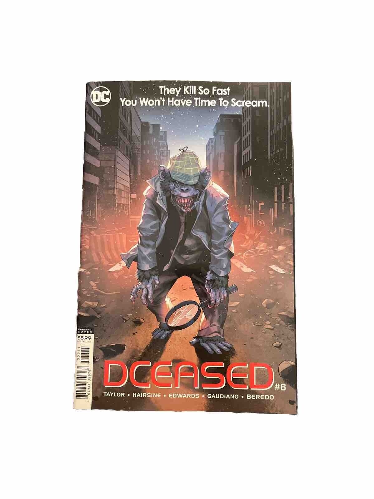 DCeased #6 (2019 Series) DC Comic 'I Am Legend Homage Horror Variant' NM