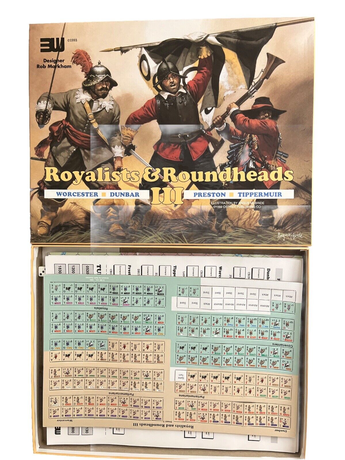 Royalists & Roundheads III By 3W English Civil War Games 4 Battles Unpunched