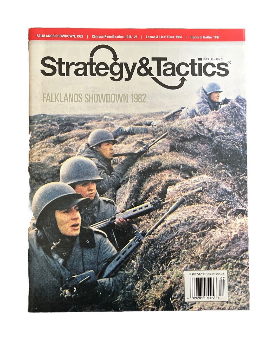 Strategy & Tactics Magazine #269 With History Board Game Falklands Showdown 1982