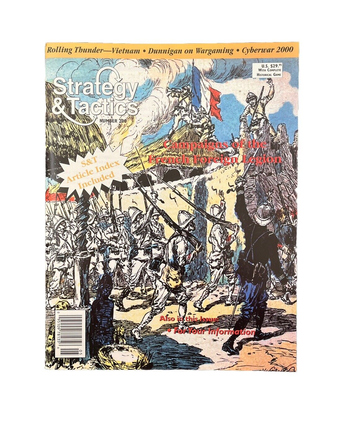 Strategy & Tactics Wargame Magazine #200 Campaigns Of The French Foreign Legion