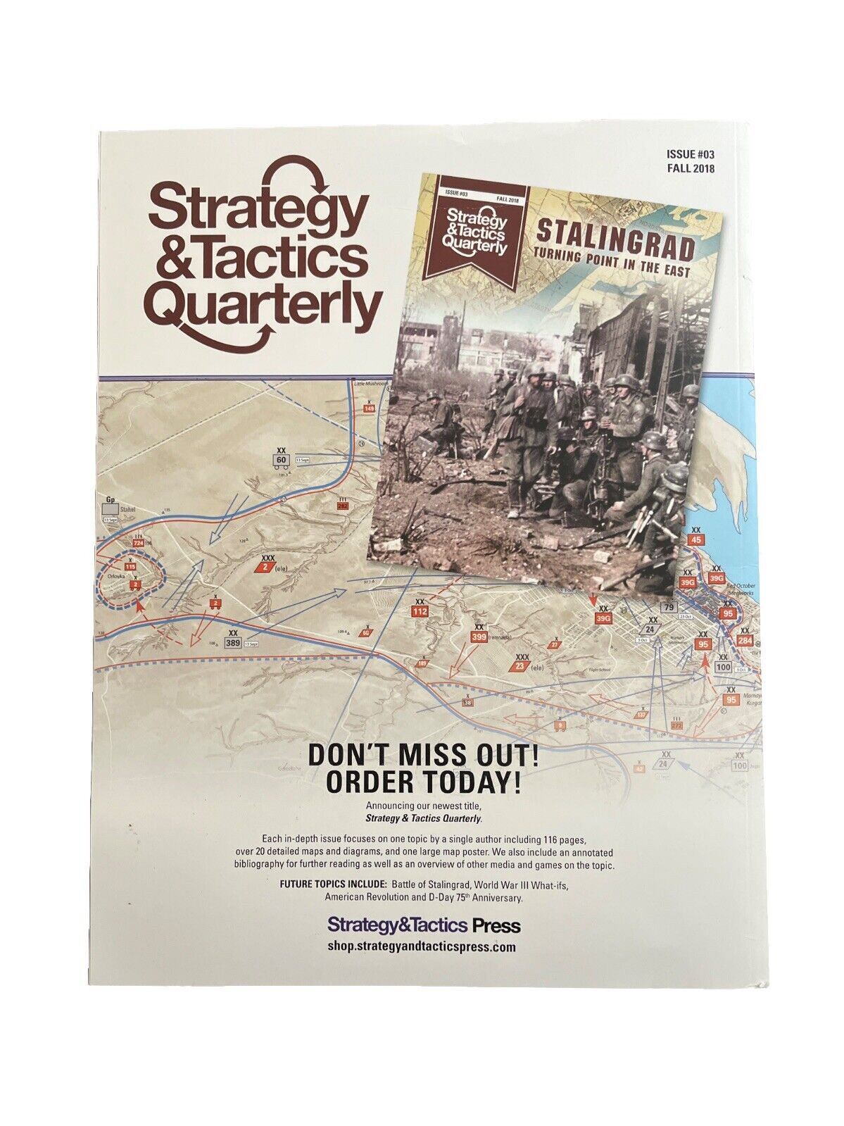 Strategy & Tactics War Game Magazine #2 With Map Poster - America in World War I