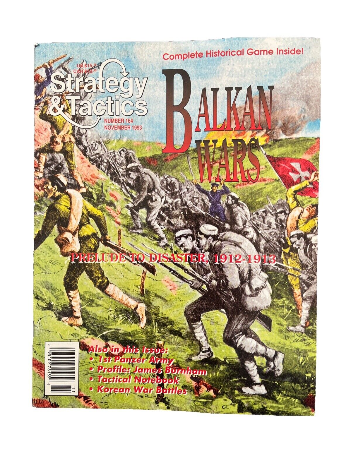 Strategy & Tactics Wargame Magazine #164 Balkan Wars Prelude To Disaster 1912-13