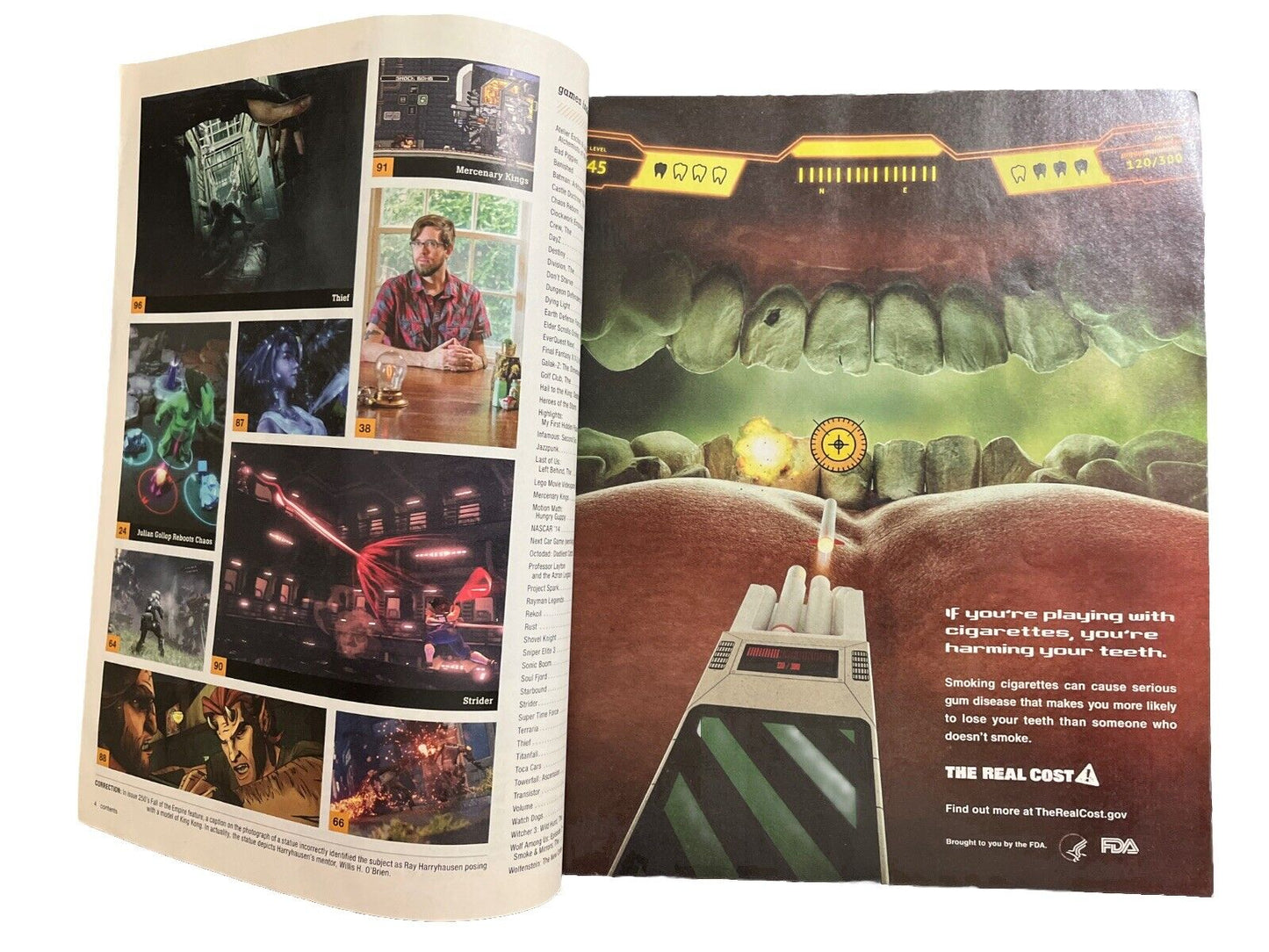 April 2014 Game Informer #252 Vintage Video Game Magazine Batman: Arkham Knight